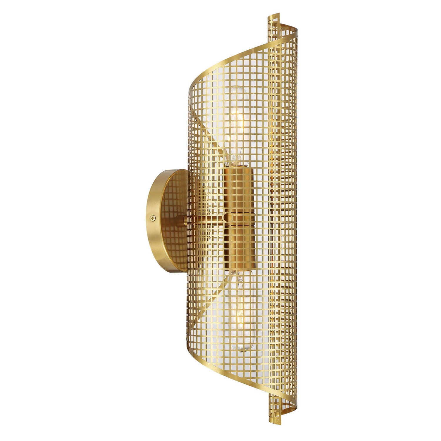 Savoy House - 9-8030-2-322 - Two Light Wall Sconce - Hillbourne - Warm Brass