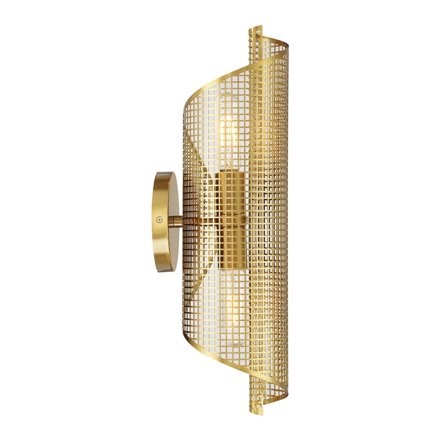 Savoy House - 9-8030-2-322 - Two Light Wall Sconce - Hillbourne - Warm Brass