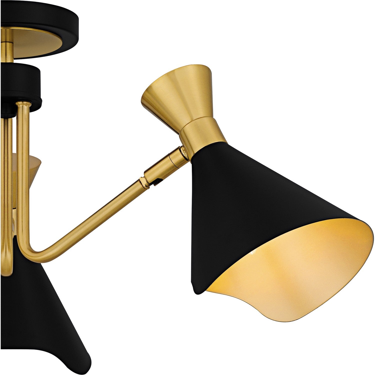 Quoizel - ADN1726MBK - Three Light Semi-Flush Mount - Arden - Matte Black