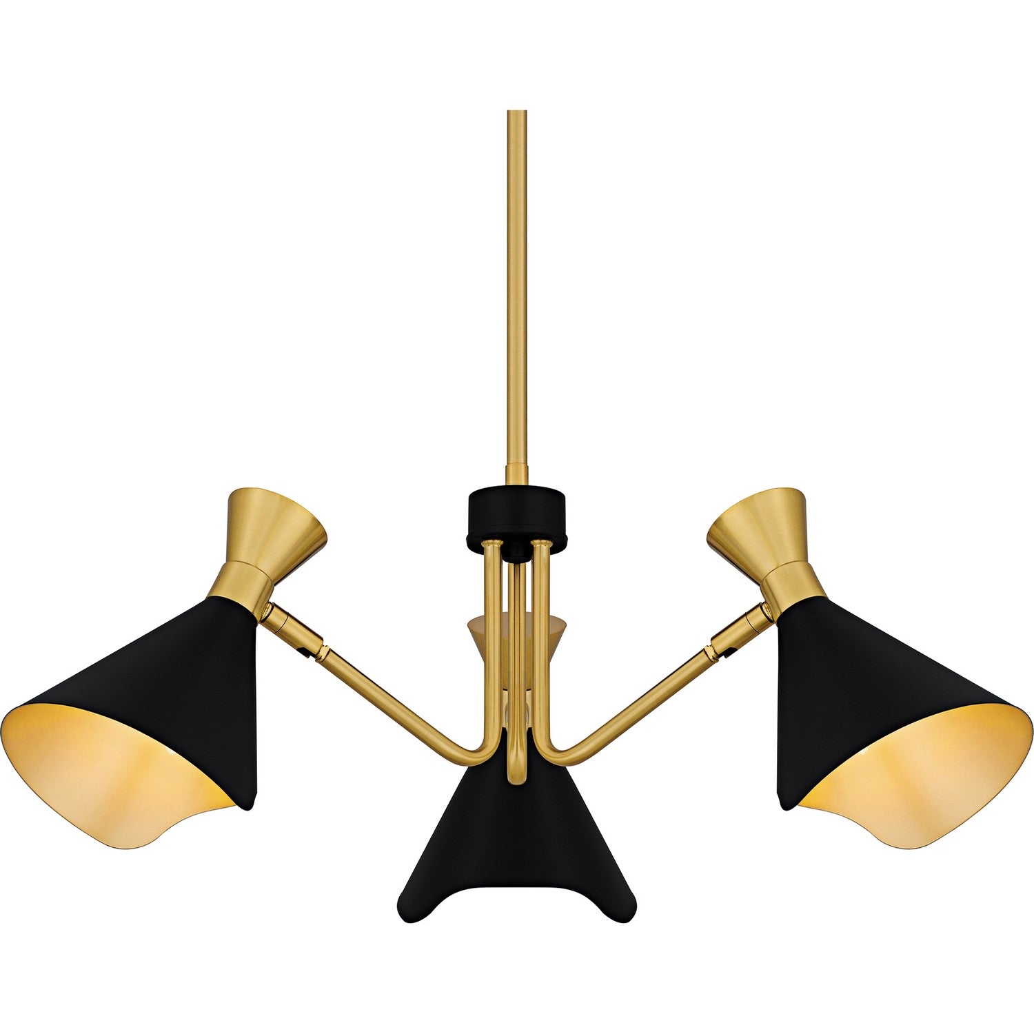 Quoizel - ADN5026MBK - Three Light Chandelier - Arden - Matte Black