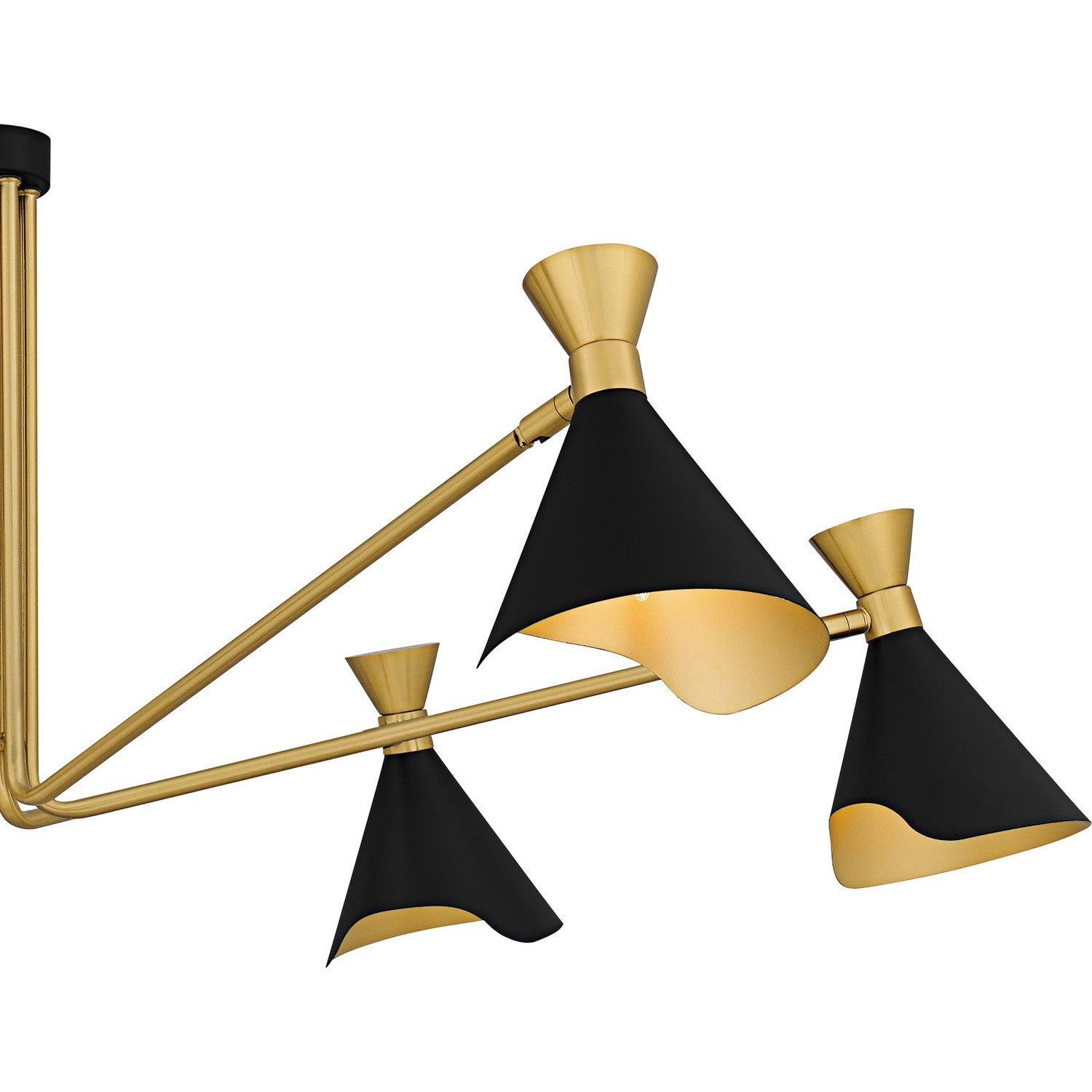 Quoizel - ADN5052MBK - Six Light Chandelier - Arden - Matte Black