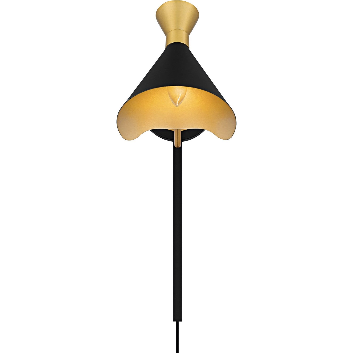 Quoizel - ADN8706MBK - One Light Wall Sconce - Arden - Matte Black