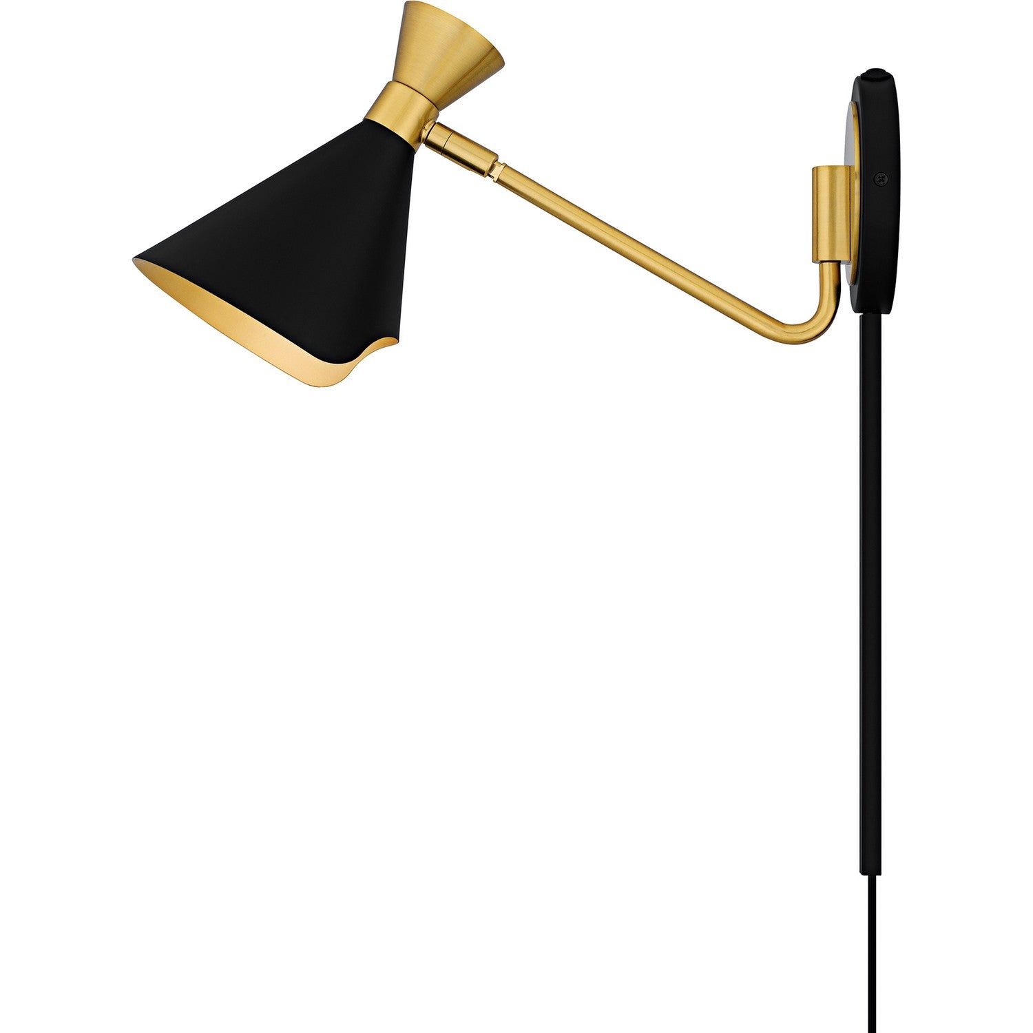 Quoizel - ADN8706MBK - One Light Wall Sconce - Arden - Matte Black