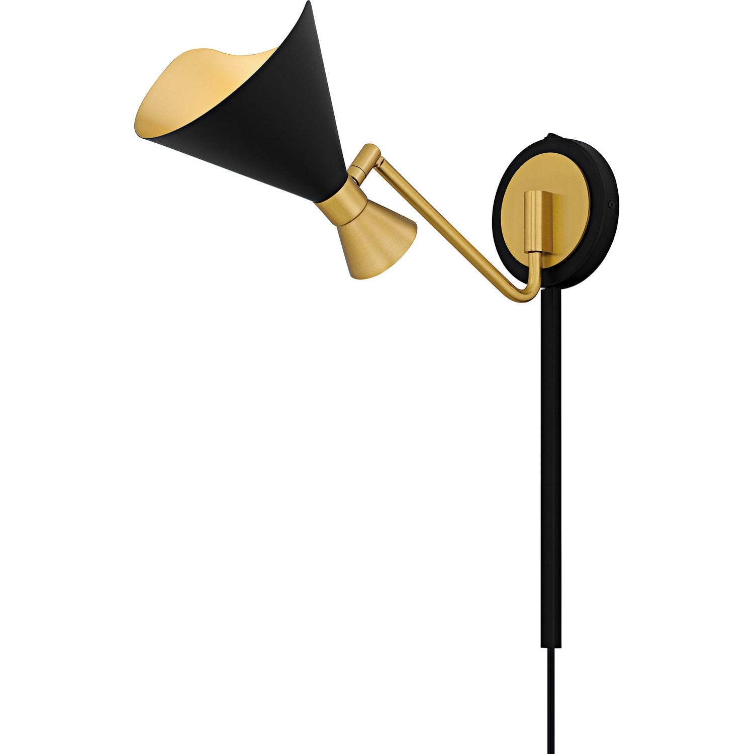 Quoizel - ADN8706MBK - One Light Wall Sconce - Arden - Matte Black
