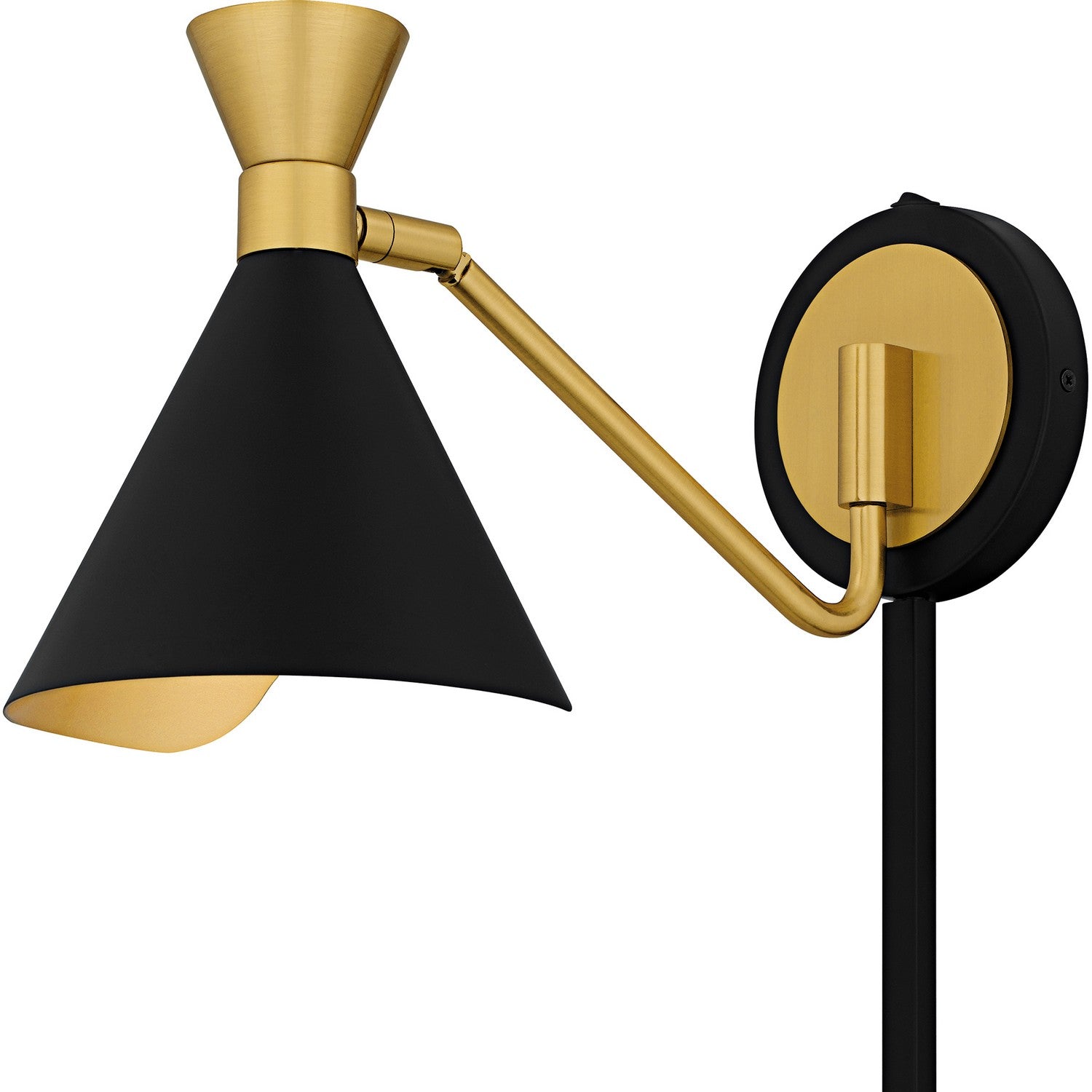 Quoizel - ADN8706MBK - One Light Wall Sconce - Arden - Matte Black