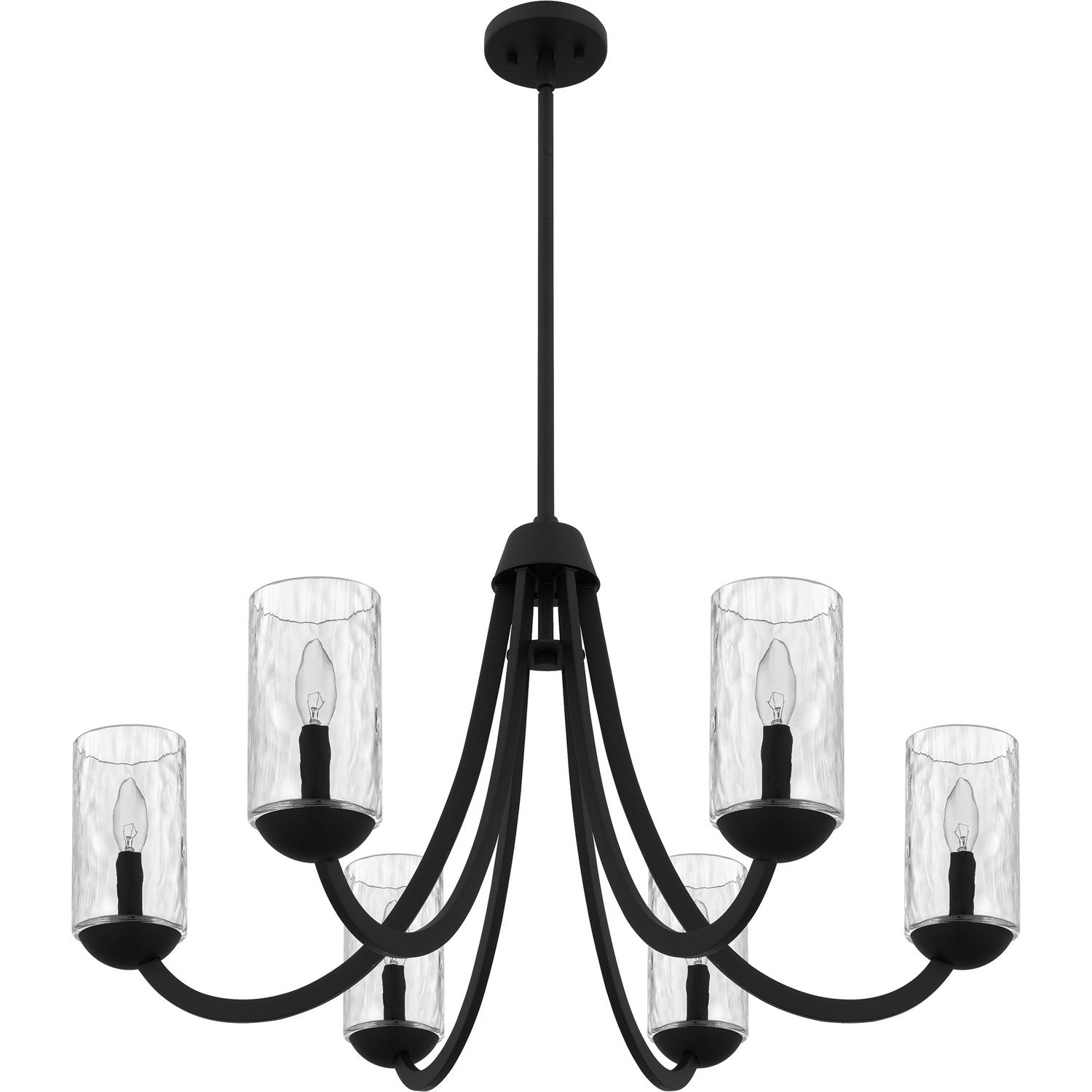 Quoizel - ALD5032MBK - Six Light Chandelier - Allard - Matte Black