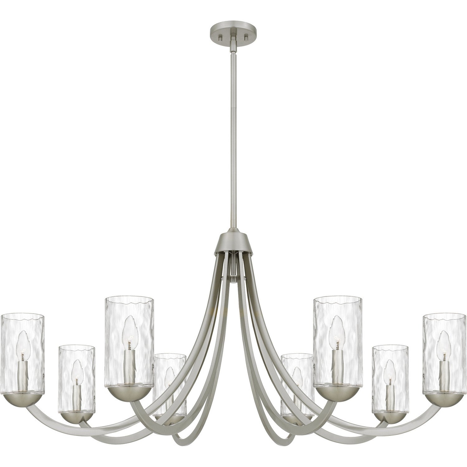 Quoizel - ALD5045BN - Eight Light Chandelier - Allard - Brushed Nickel