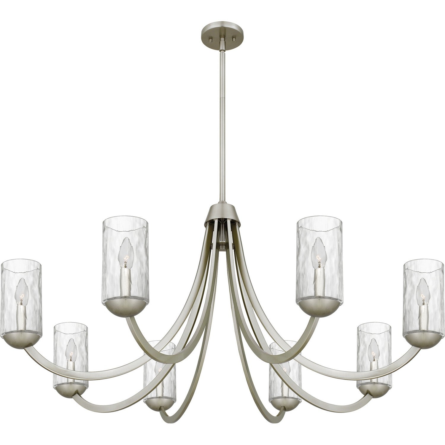 Quoizel - ALD5045BN - Eight Light Chandelier - Allard - Brushed Nickel