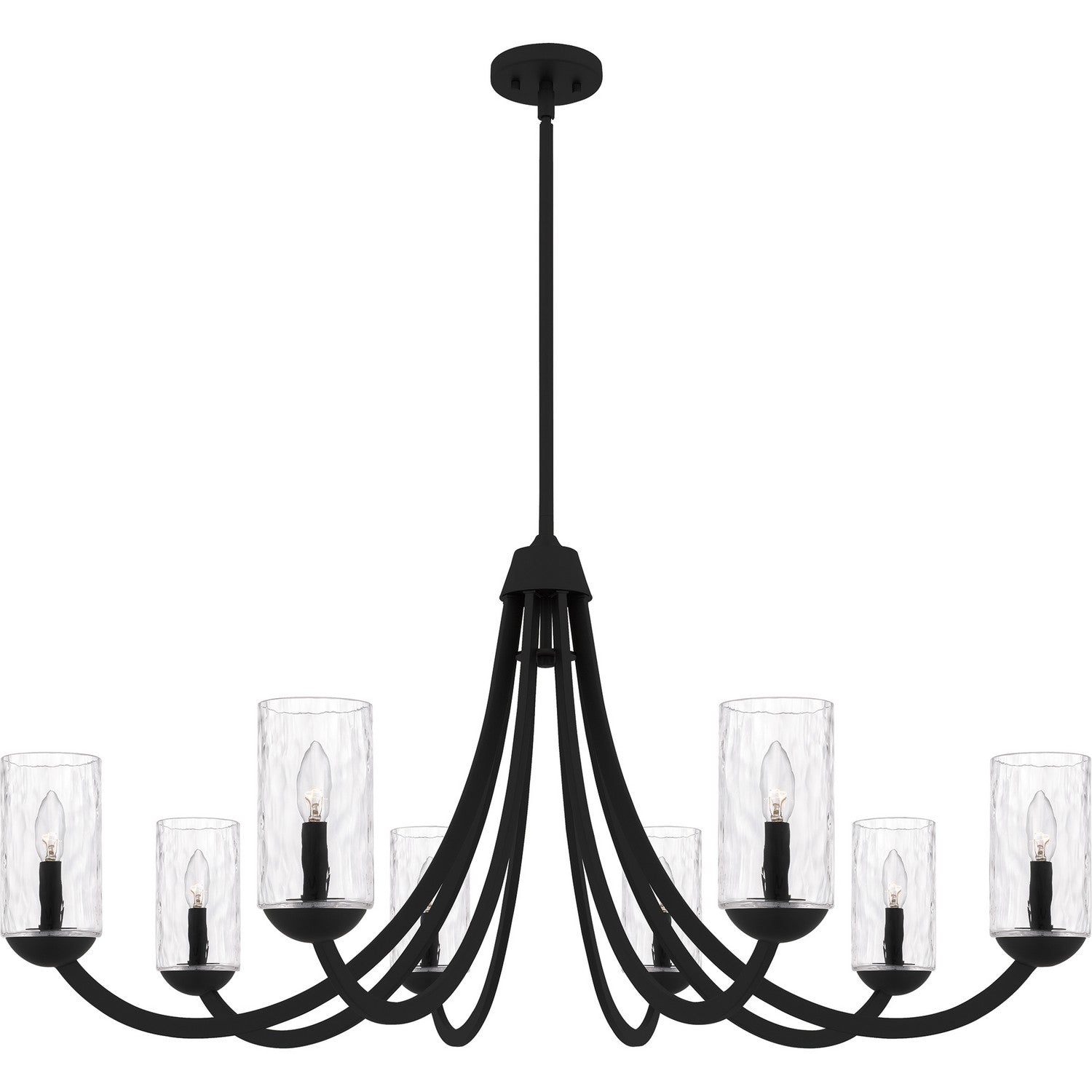 Quoizel - ALD5045MBK - Eight Light Chandelier - Allard - Matte Black
