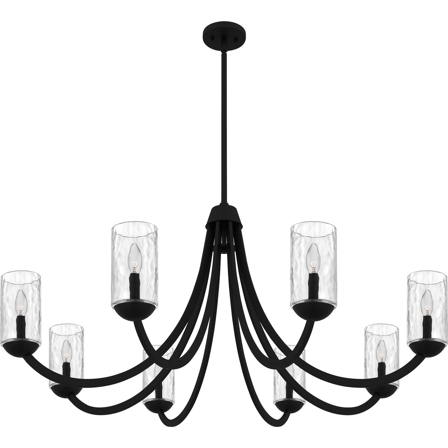 Quoizel - ALD5045MBK - Eight Light Chandelier - Allard - Matte Black