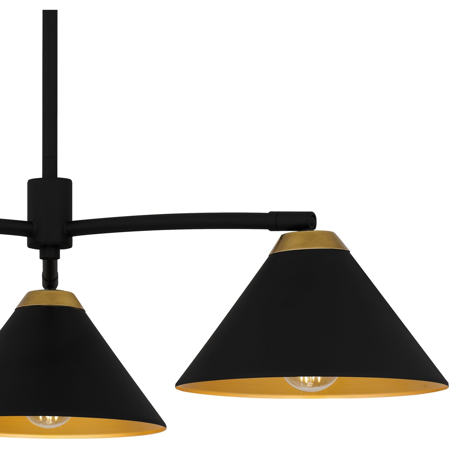 Quoizel - ALS5032MBK - Three Light Chandelier - Alscott - Matte Black