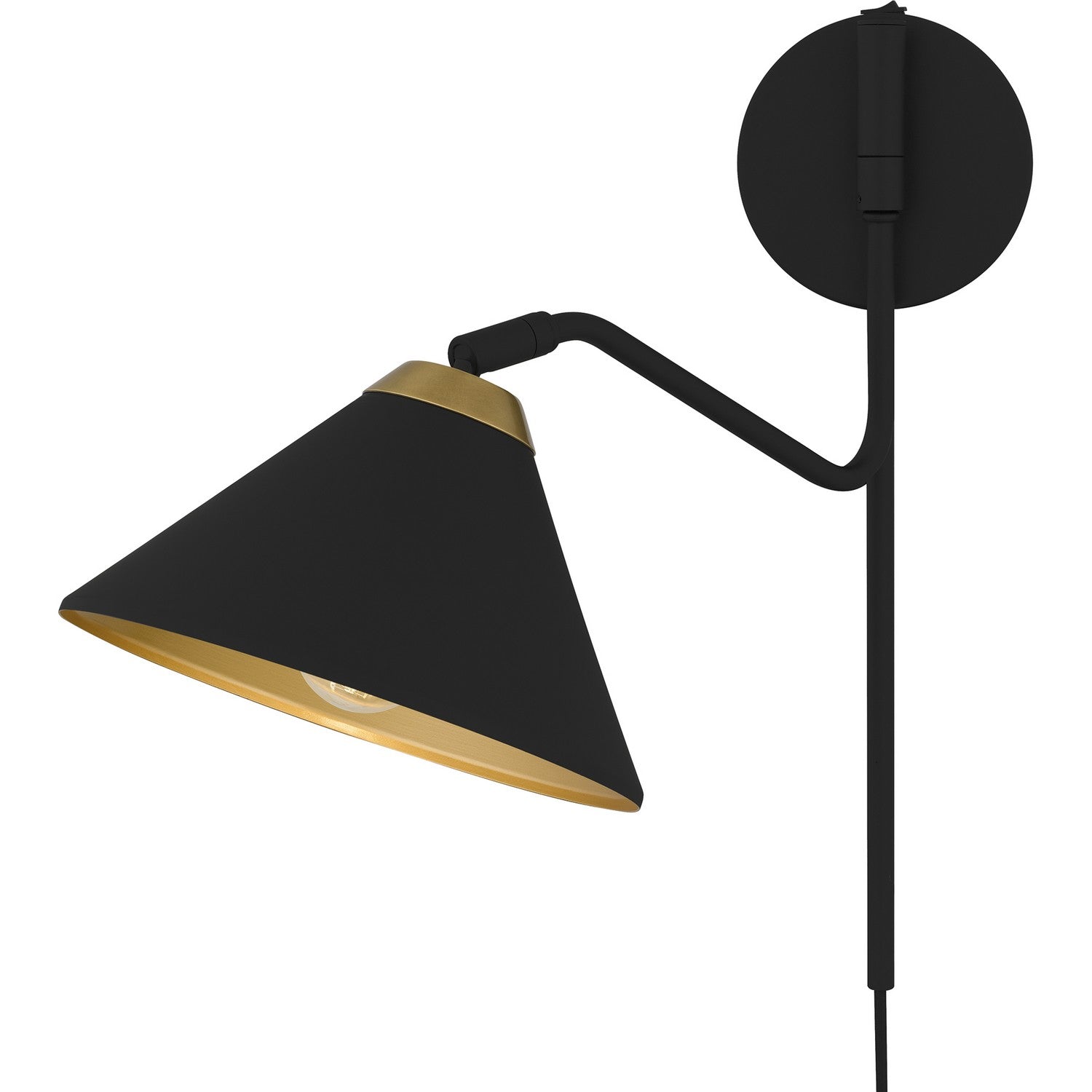 Quoizel - ALS8810MBK - One Light Wall Sconce - Alscott - Matte Black