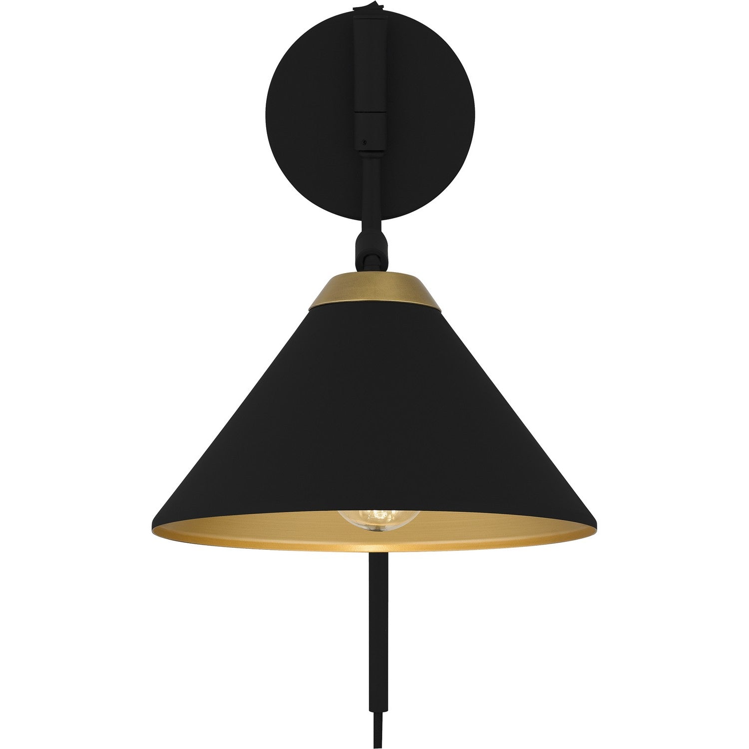 Quoizel - ALS8810MBK - One Light Wall Sconce - Alscott - Matte Black