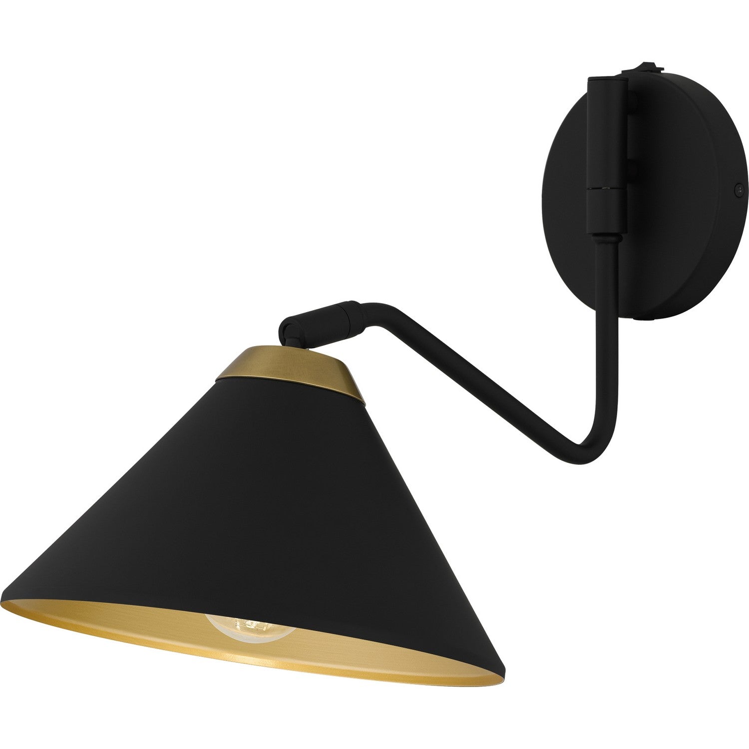 Quoizel - ALS8810MBK - One Light Wall Sconce - Alscott - Matte Black