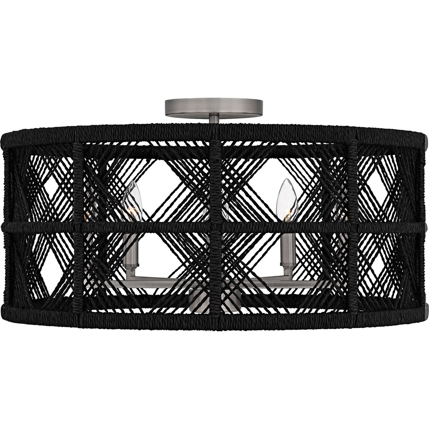 Quoizel - AXF1722AN - Five Light Semi-Flush Mount - Axford - Antique Nickel