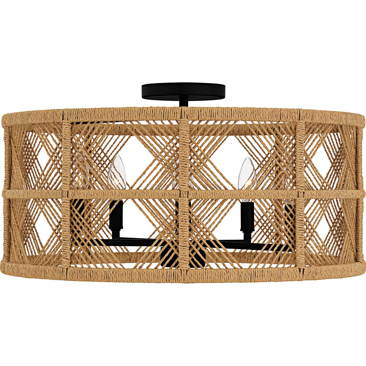 Quoizel - AXF1722MBK - Five Light Semi-Flush Mount - Axford - Matte Black