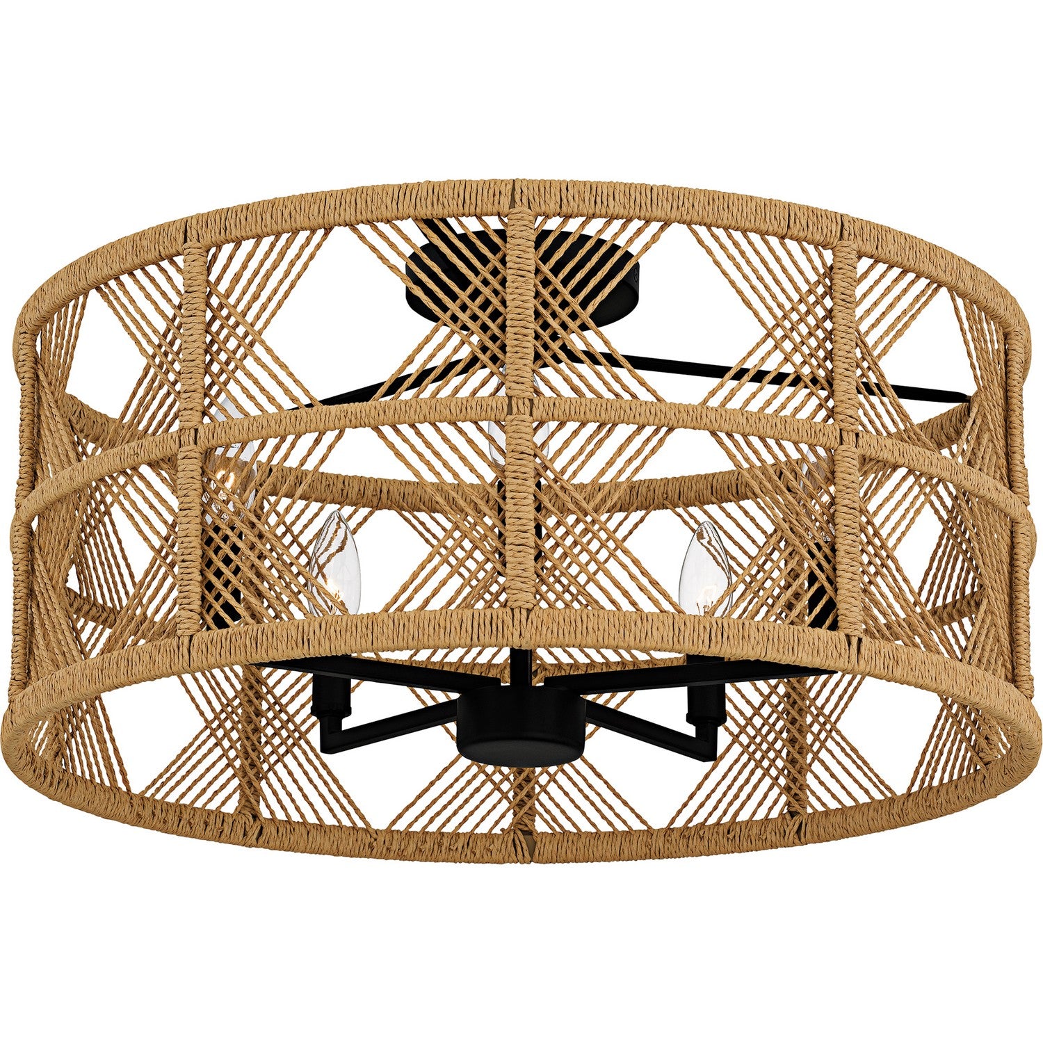 Quoizel - AXF1722MBK - Five Light Semi-Flush Mount - Axford - Matte Black