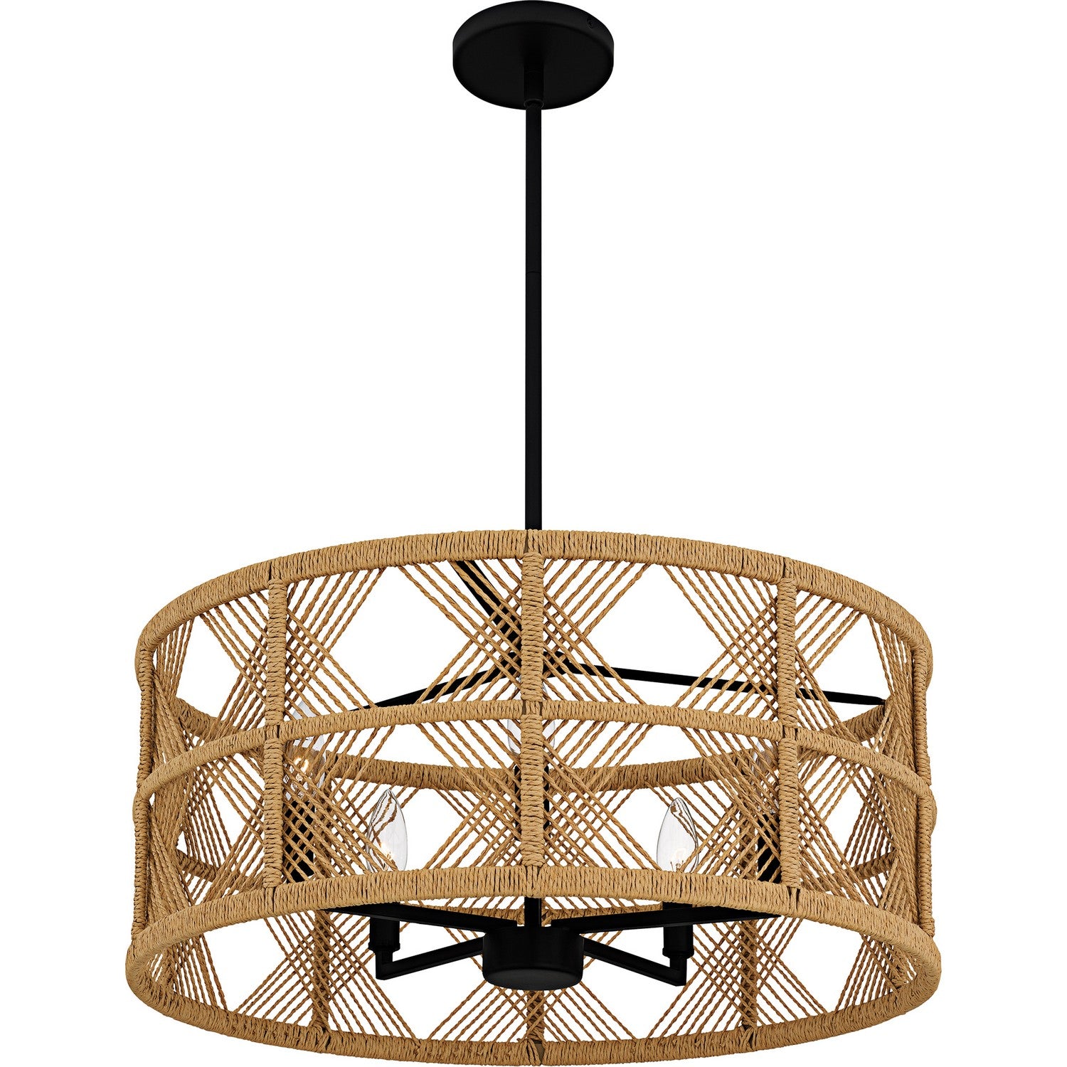 Quoizel - AXF2822MBK - Five Light Pendant - Axford - Matte Black