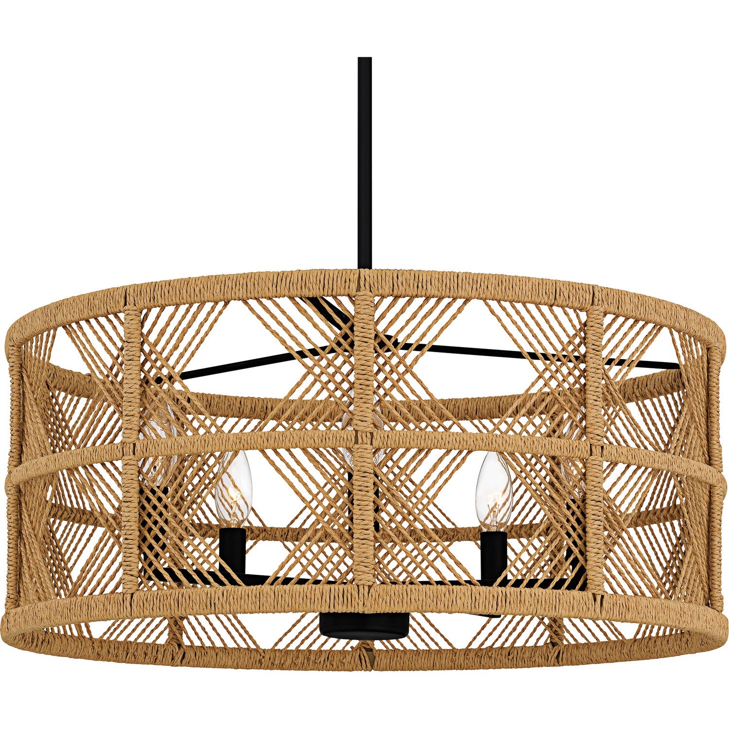 Quoizel - AXF2822MBK - Five Light Pendant - Axford - Matte Black