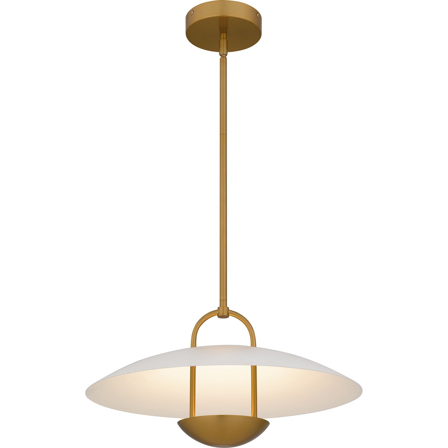 Quoizel - BIN2818BRG - LED Pendant - Bingham - Brushed Gold