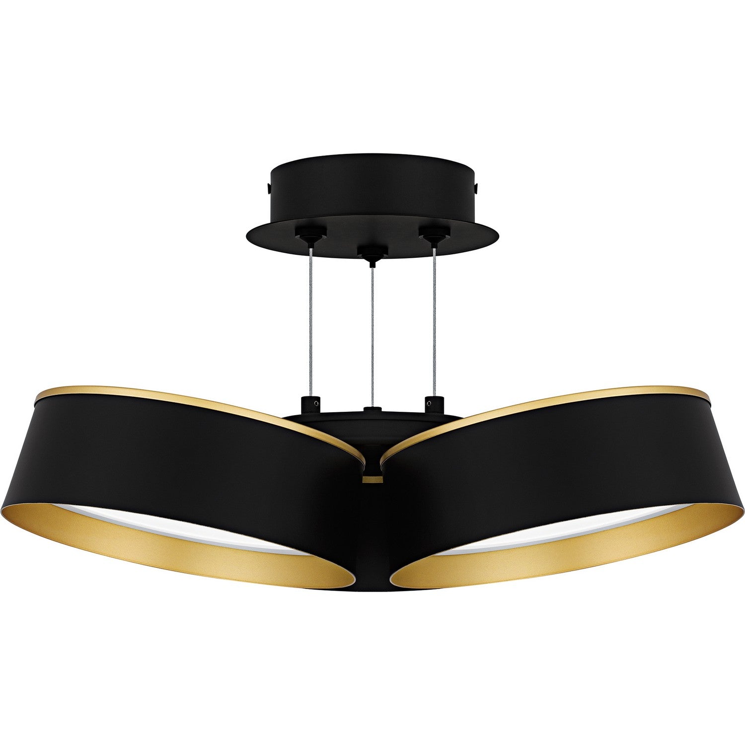 Quoizel - BYS1719MBK - LED Semi-Flush Mount - Byrnes - Matte Black
