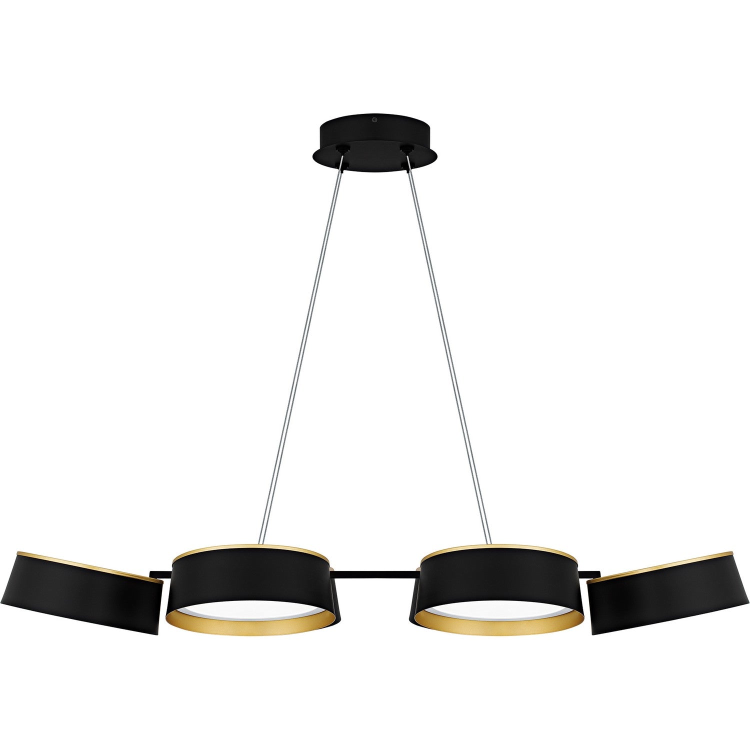 Quoizel - BYS640MBK - LED Linear Chandelier - Byrnes - Matte Black