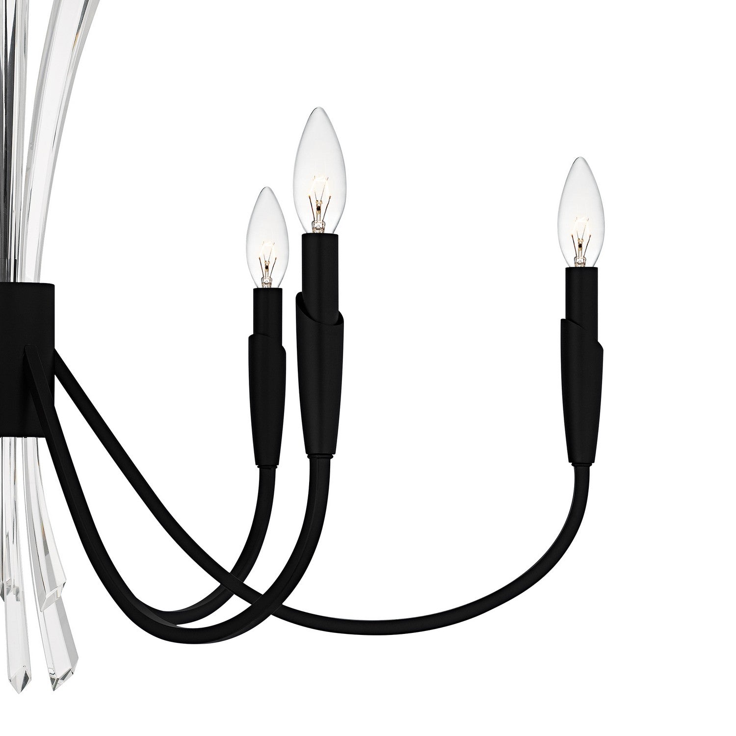 Quoizel - CCY5032MBK - Six Light Chandelier - Cecily - Matte Black