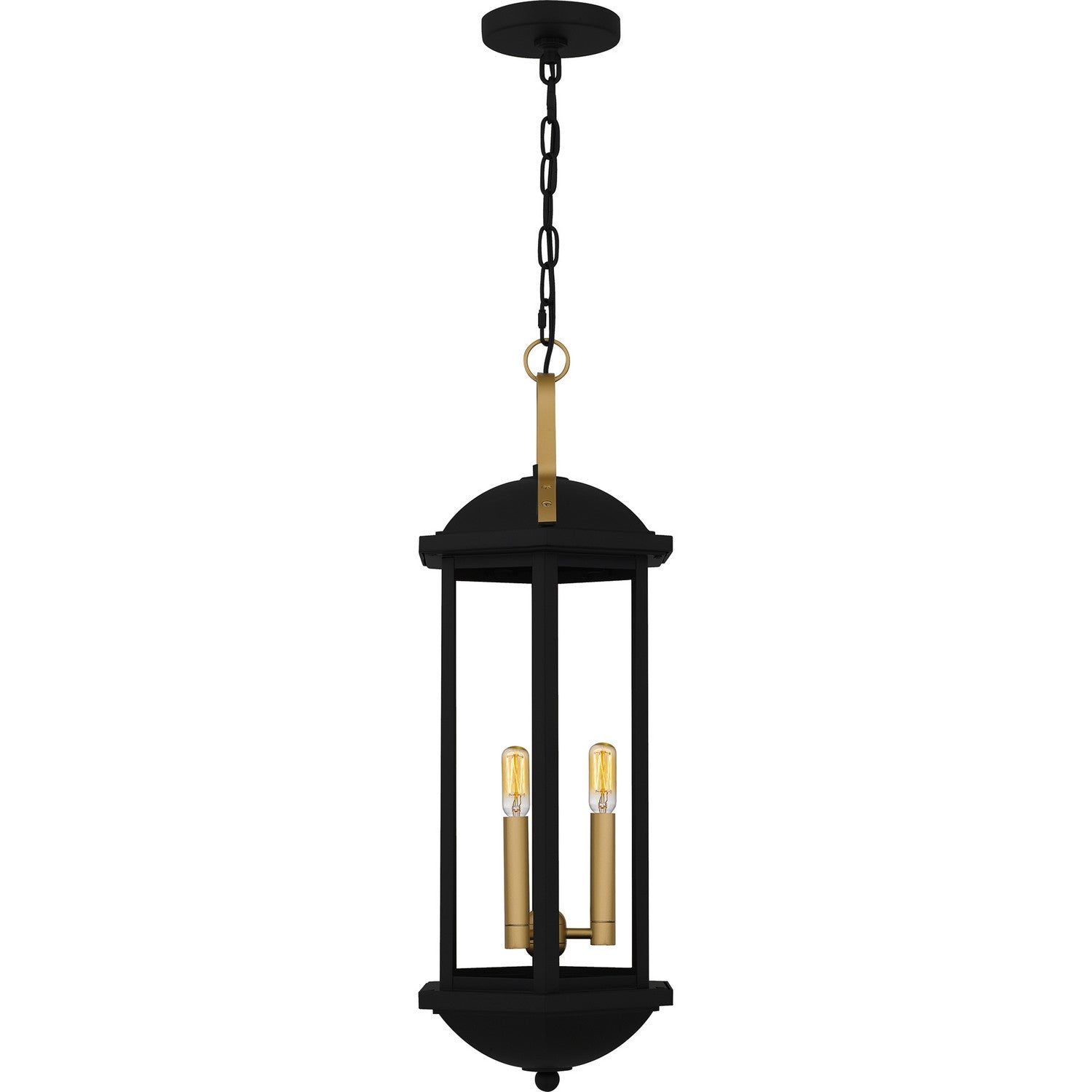 Quoizel - CFD1910MBK - Three Light Outdoor Hanging Lantern - Crestfield - Matte Black