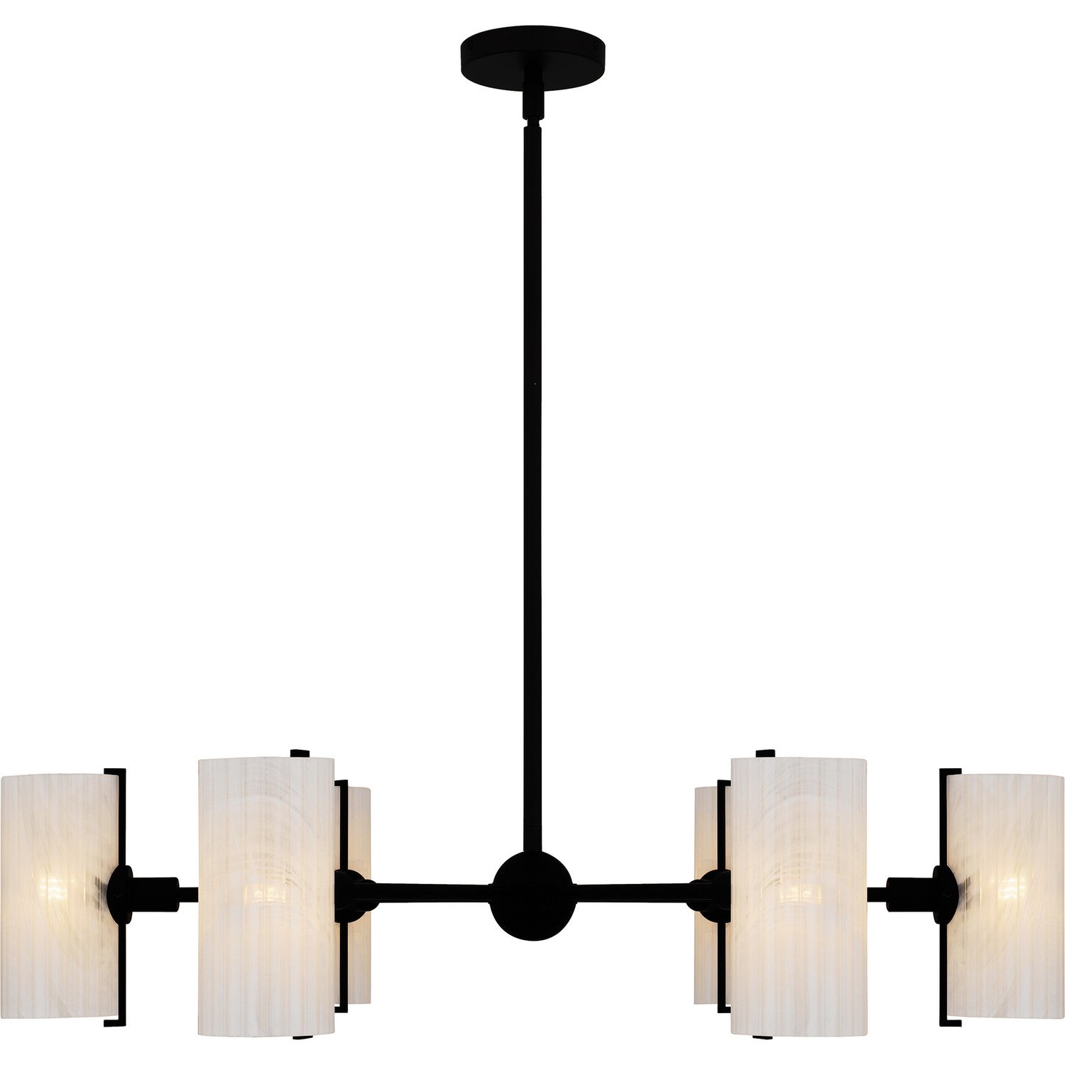 Quoizel - CRR5036MBK - Six Light Chandelier - Curran - Matte Black
