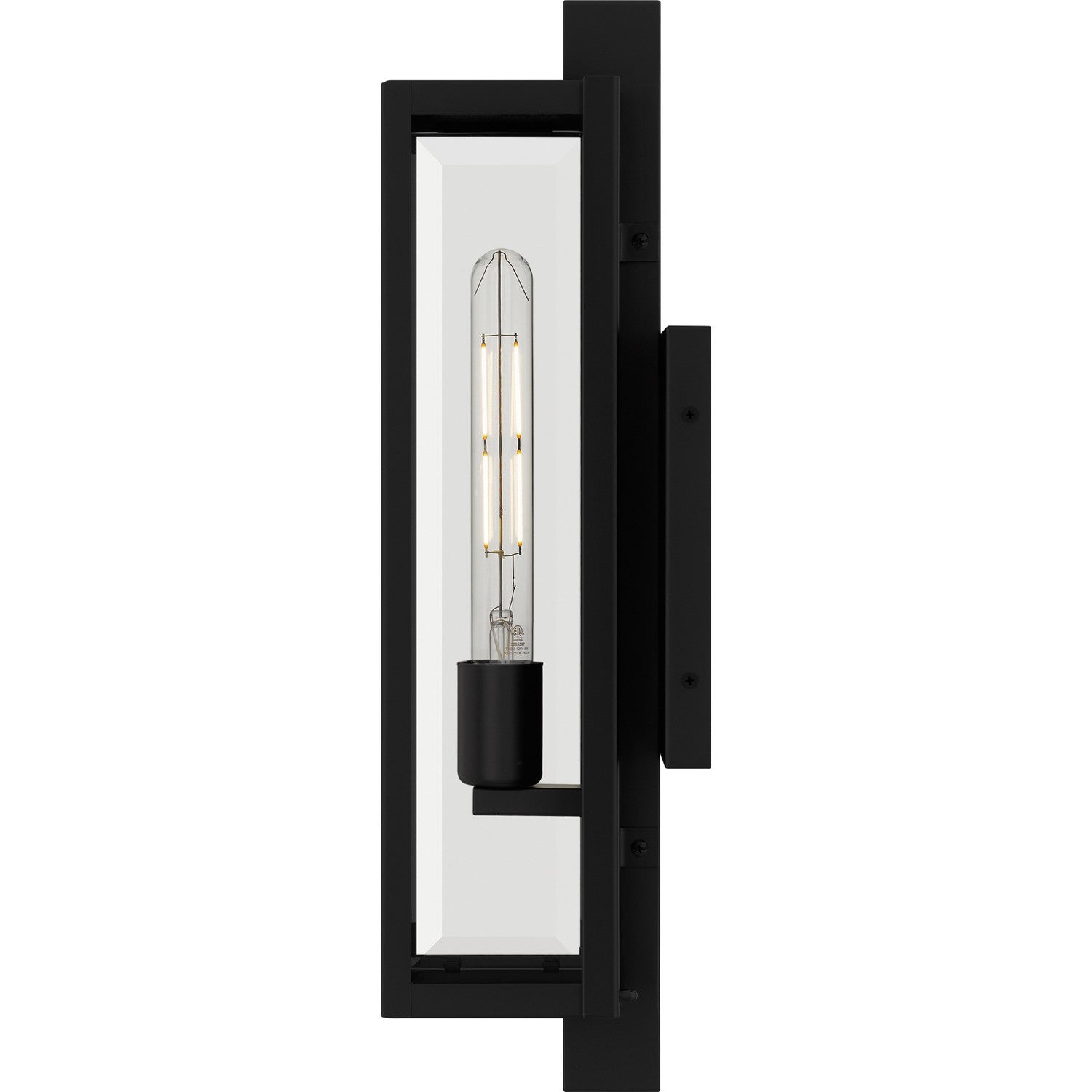 Quoizel - DLE8405MBK - One Light Outdoor Wall Lantern - Dale - Matte Black