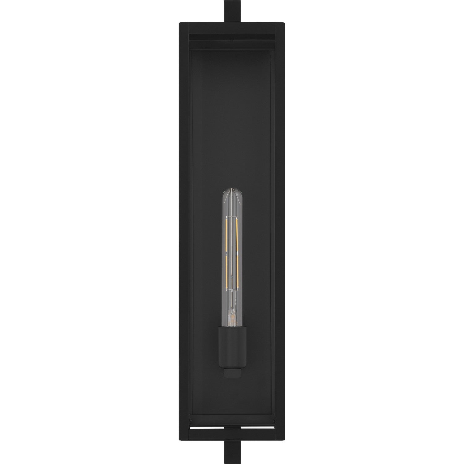 Quoizel - DLE8406MBK - One Light Outdoor Wall Lantern - Dale - Matte Black