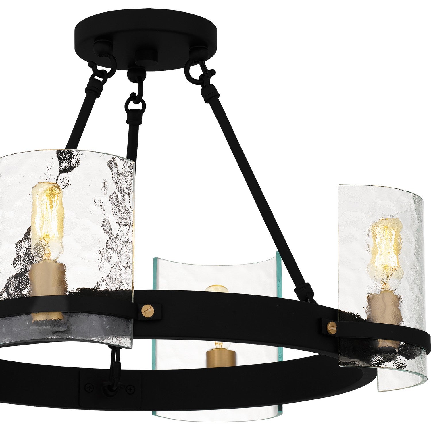 Quoizel - GLC1720MBK - Four Light Semi-Flush Mount - Gloucester - Matte Black