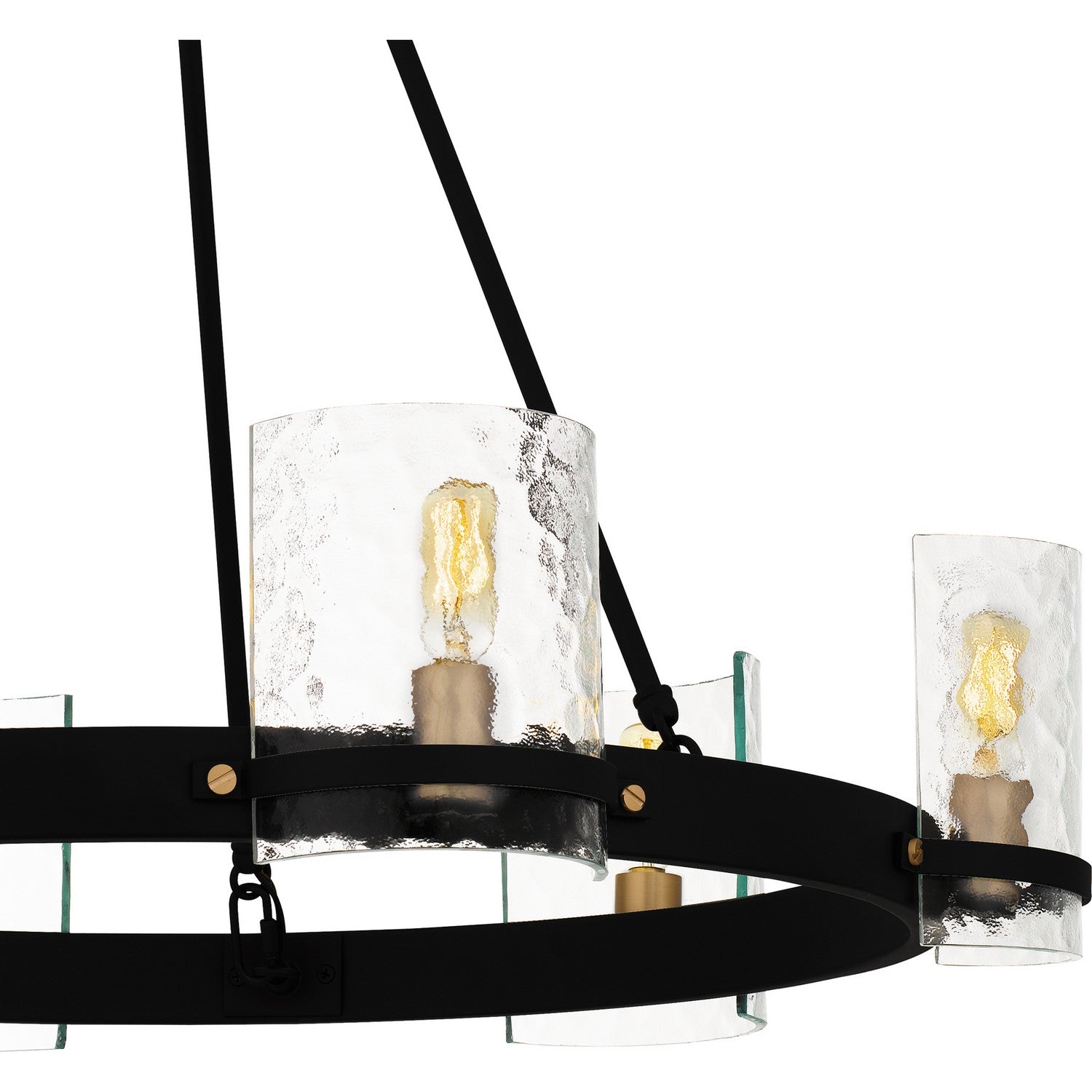 Quoizel - GLC5028MBK - Six Light Chandelier - Gloucester - Matte Black