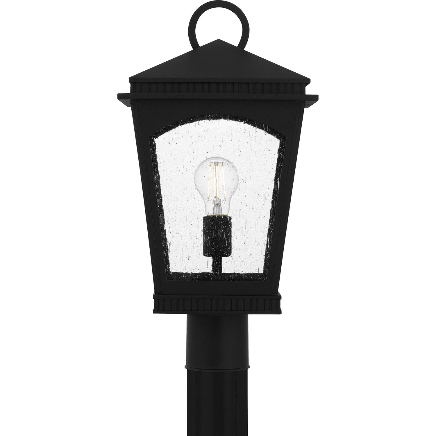 Quoizel - HUK9010EK - One Light Outdoor Post Lantern - Huck - Earth Black