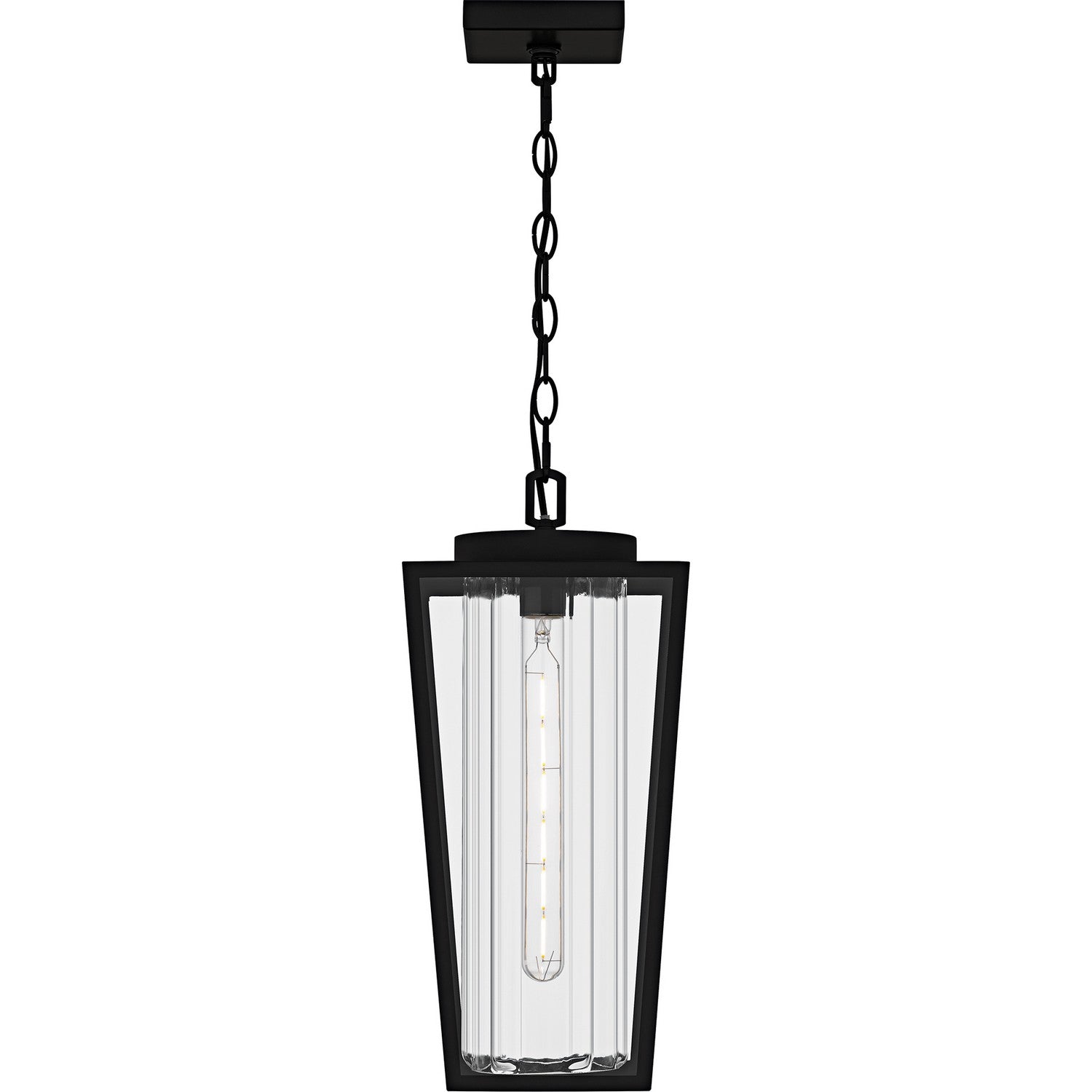 Quoizel - JET1909MBK - One Light Outdoor Hanging Lantern - Jett - Matte Black