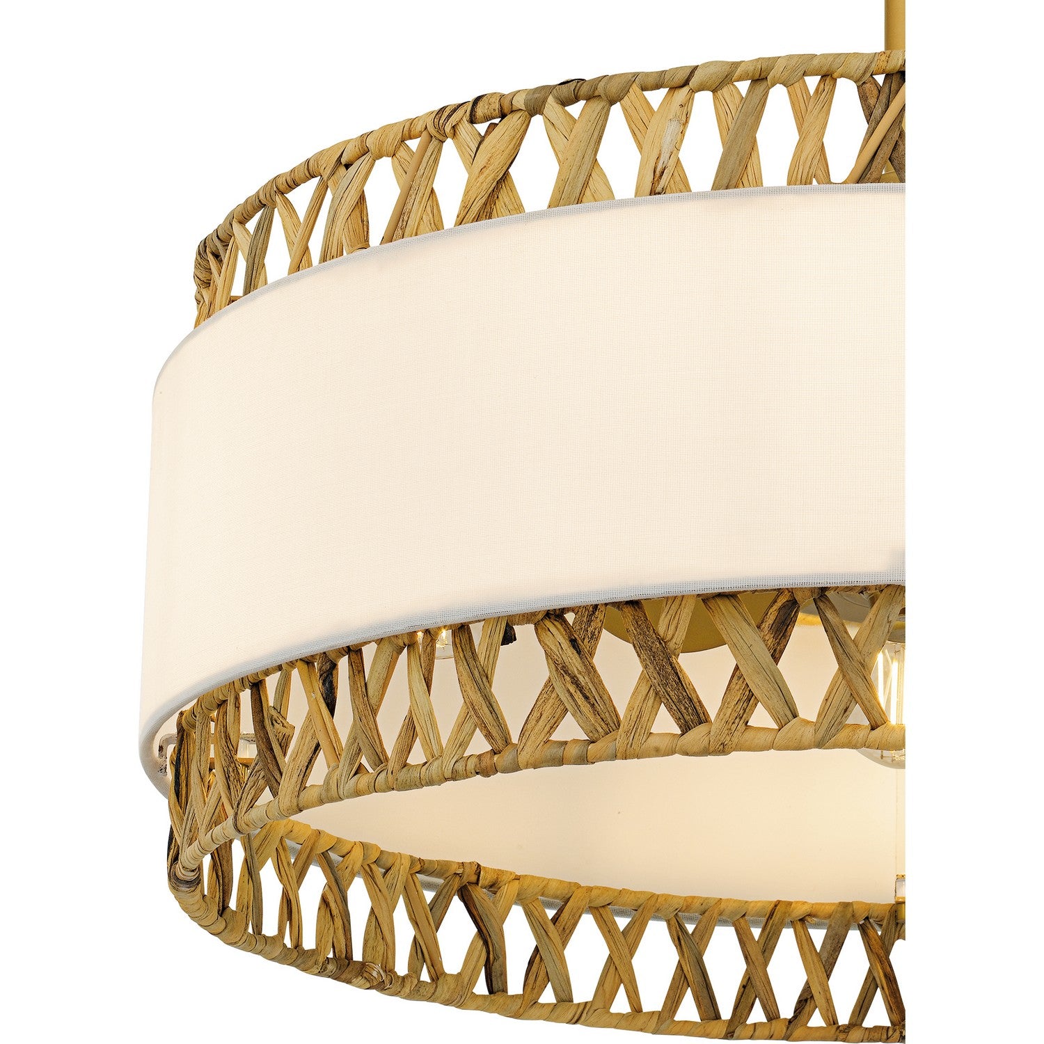Quoizel - KAT3124BRG - Four Light Fan Light - Kate - Brushed Gold