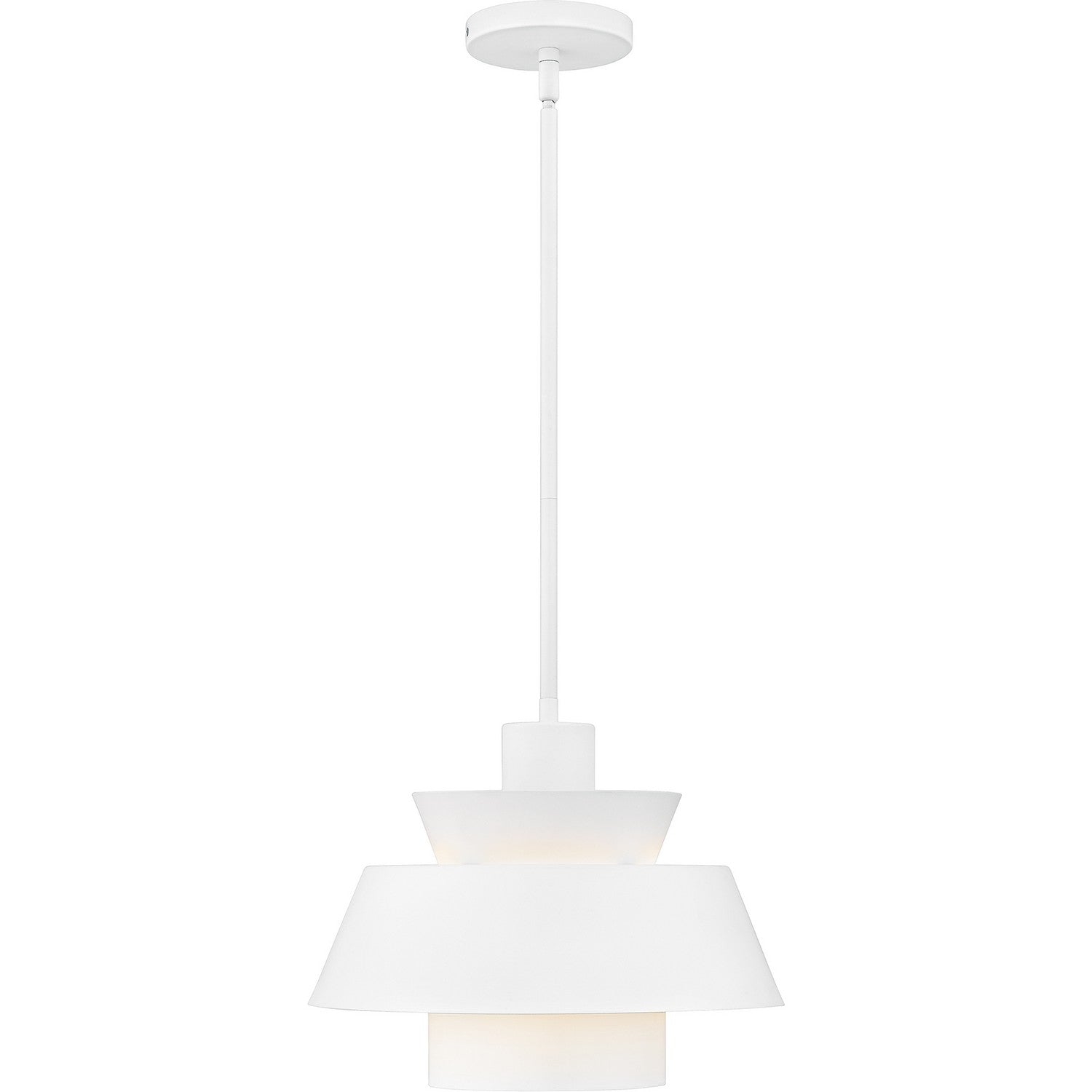 Quoizel - LMI1814W - One Light Pendant - Lumi - Matte White