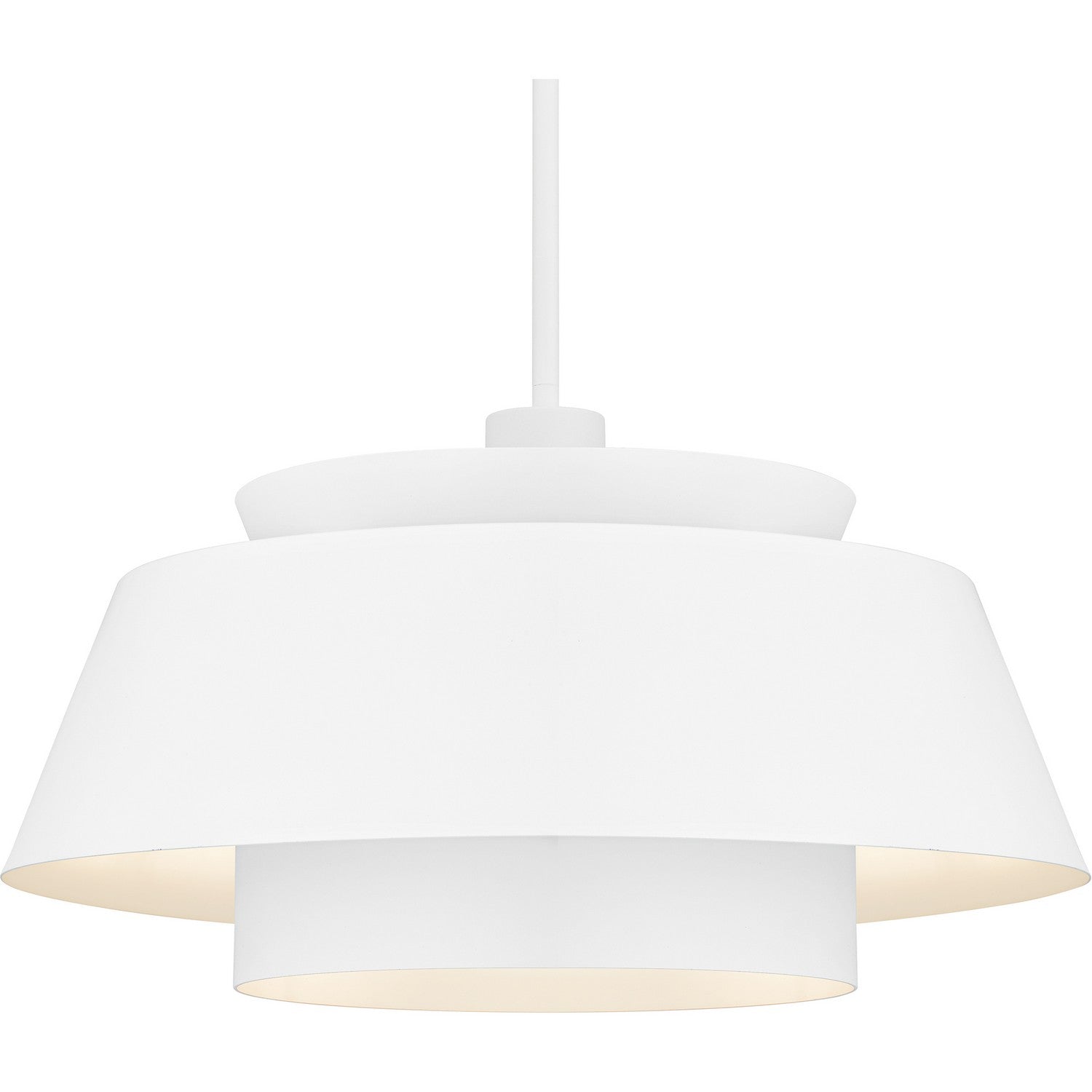 Quoizel - LMI2824W - Three Light Pendant - Lumi - Matte White