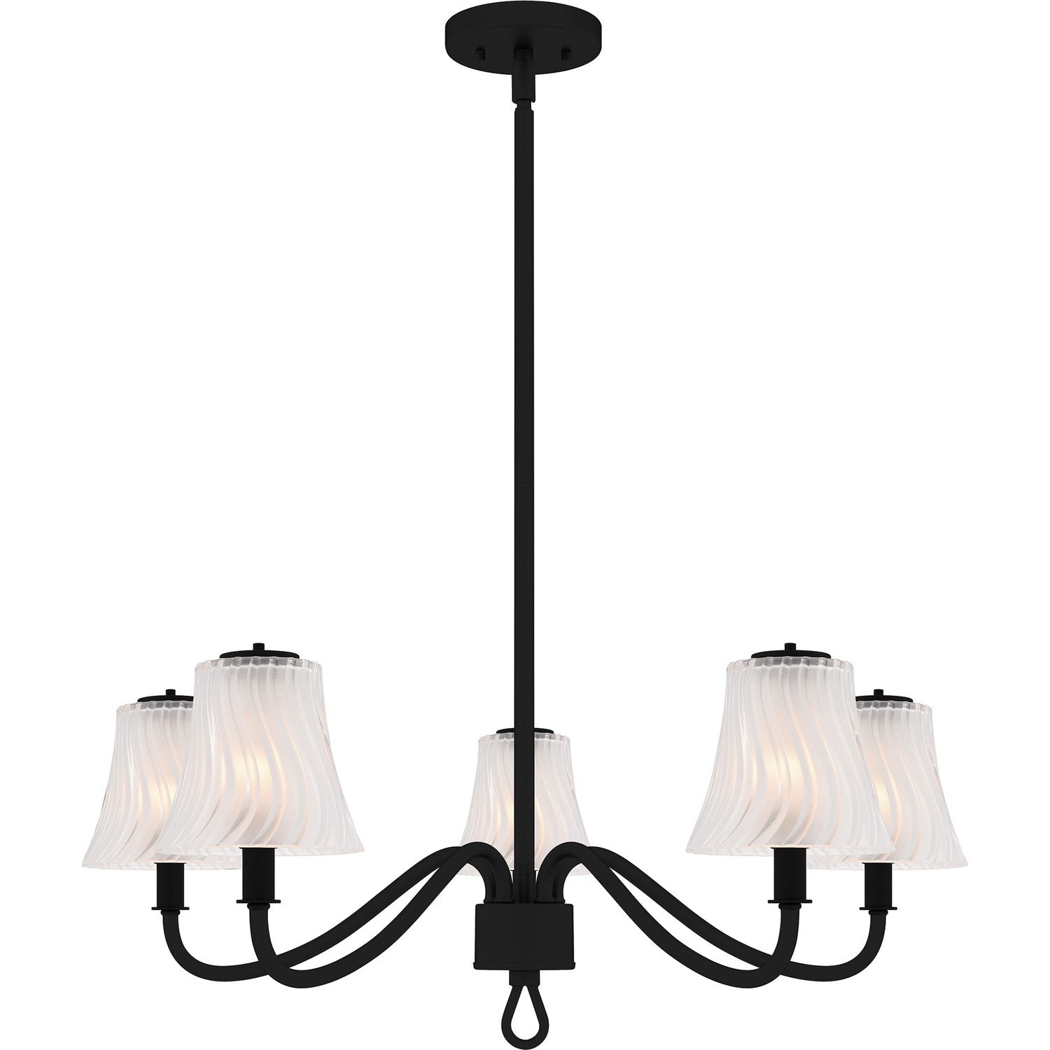 Quoizel - MCK5030MBK - Five Light Chandelier - McKinney - Matte Black
