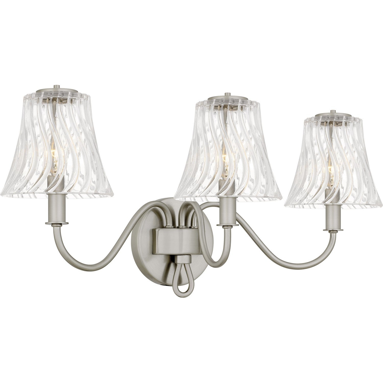 Quoizel - MCK8623BN - Three Light Bath - McKinney - Brushed Nickel