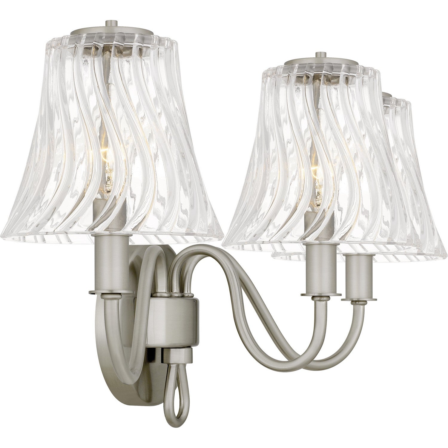 Quoizel - MCK8623BN - Three Light Bath - McKinney - Brushed Nickel