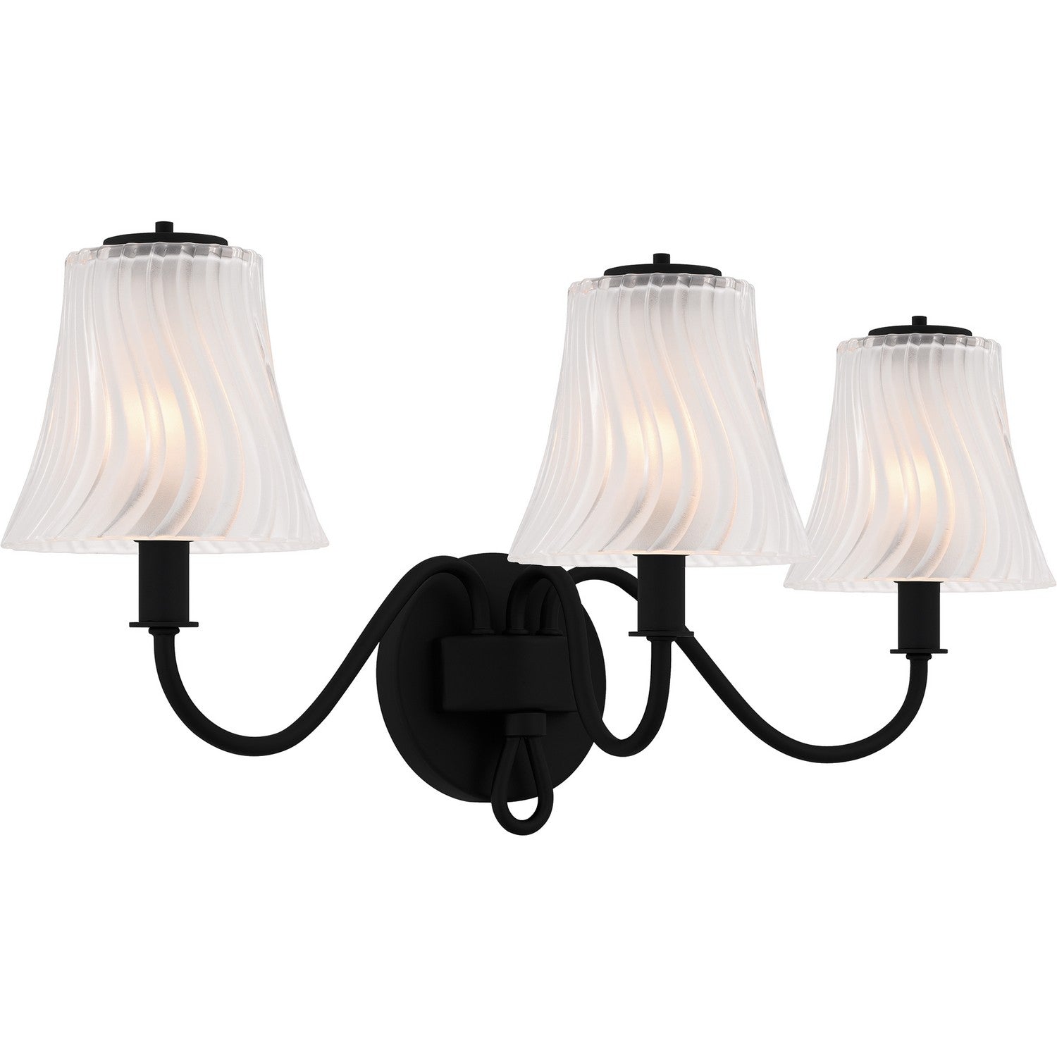 Quoizel - MCK8623MBK - Three Light Bath - McKinney - Matte Black