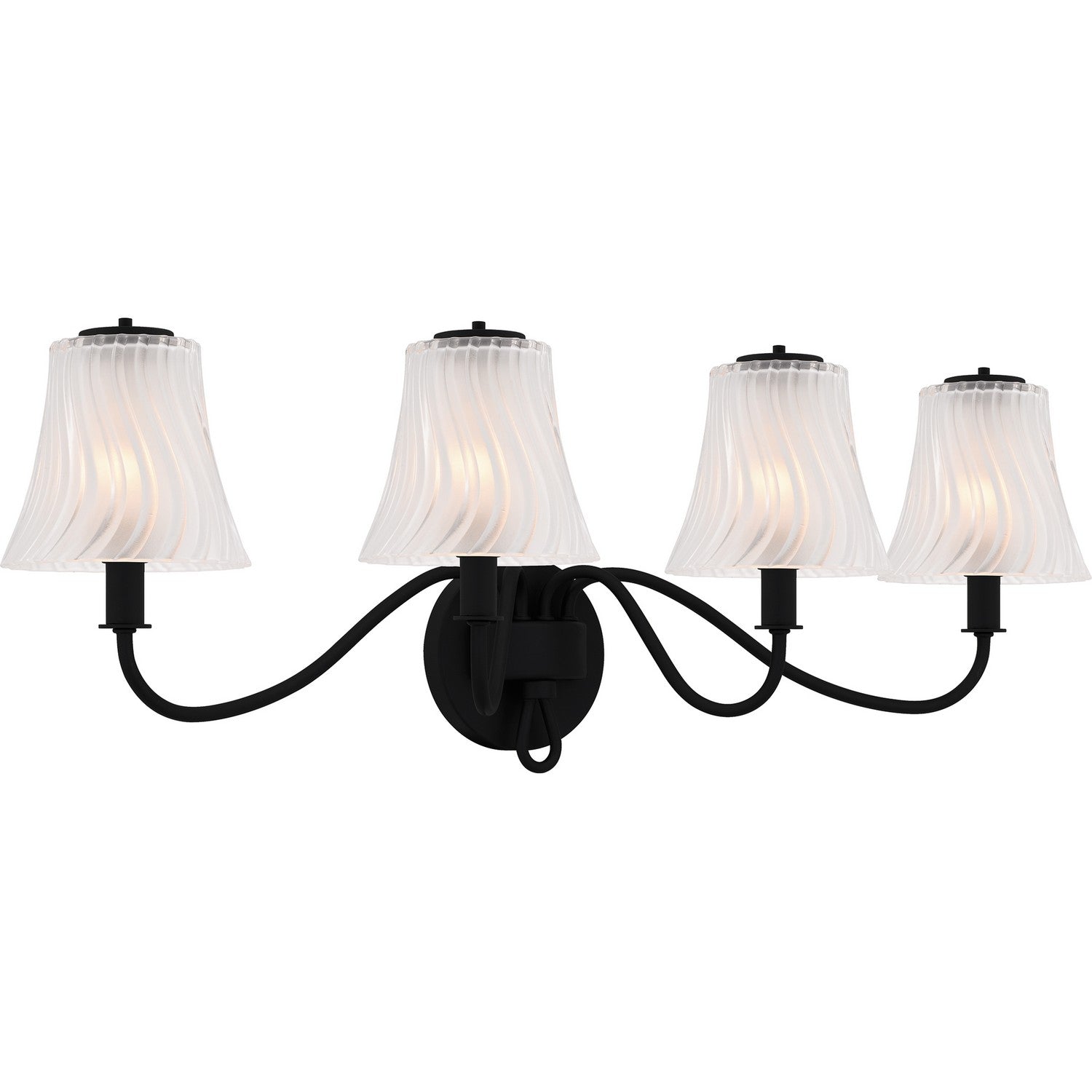 Quoizel - MCK8631MBK - Four Light Bath - McKinney - Matte Black