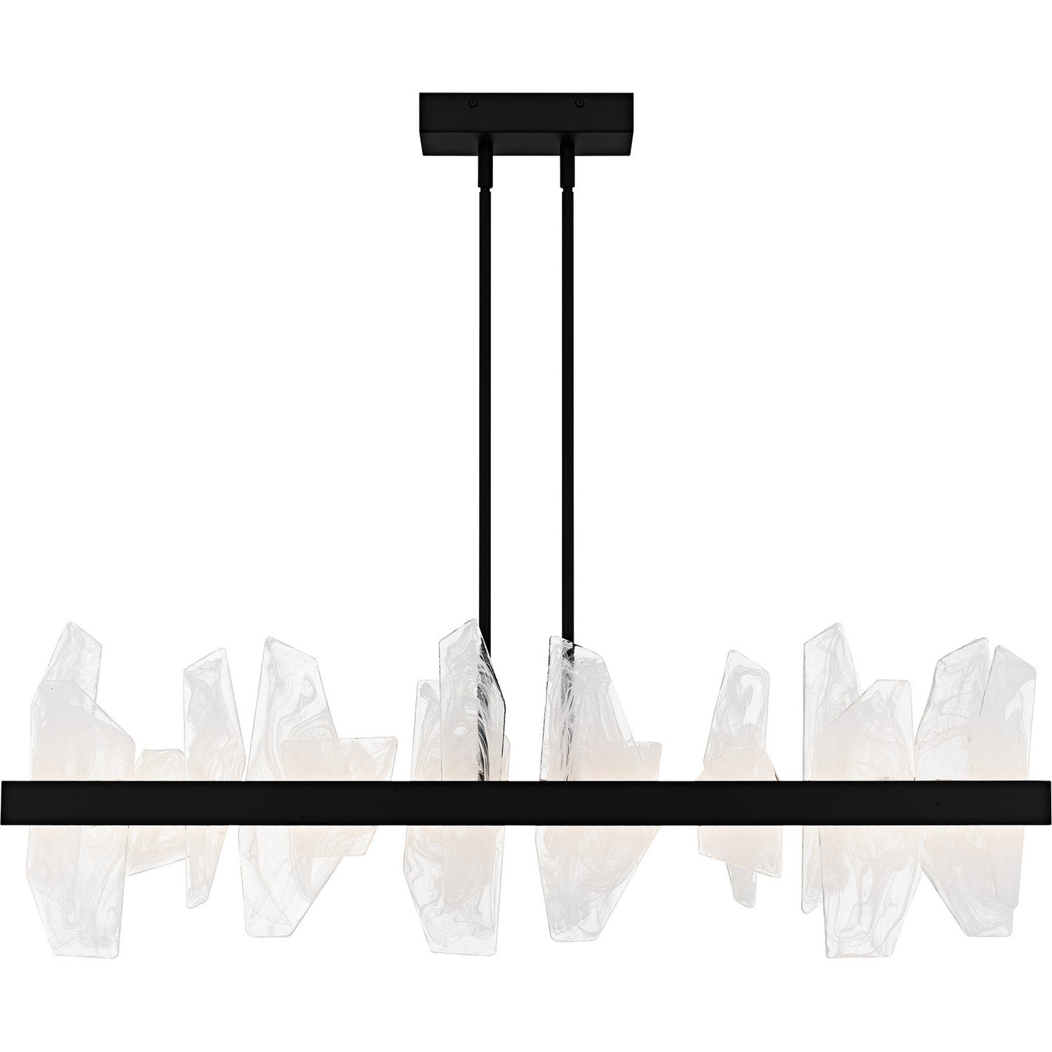 Quoizel - PCAUR142MBK - LED Linear Chandelier - Aurelia - Matte Black