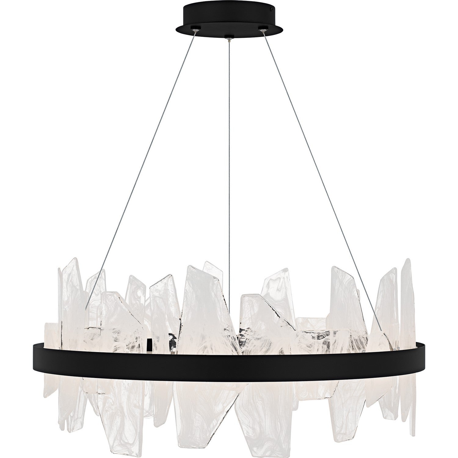 Quoizel - PCAUR5030MBK - LED Chandelier - Aurelia - Matte Black
