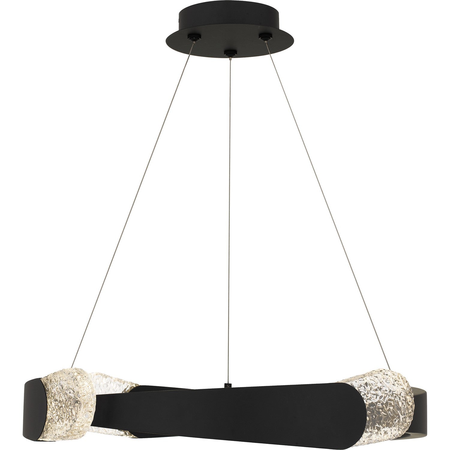 Quoizel - PCSAF2824MBK - LED Pendant - Saffron - Matte Black