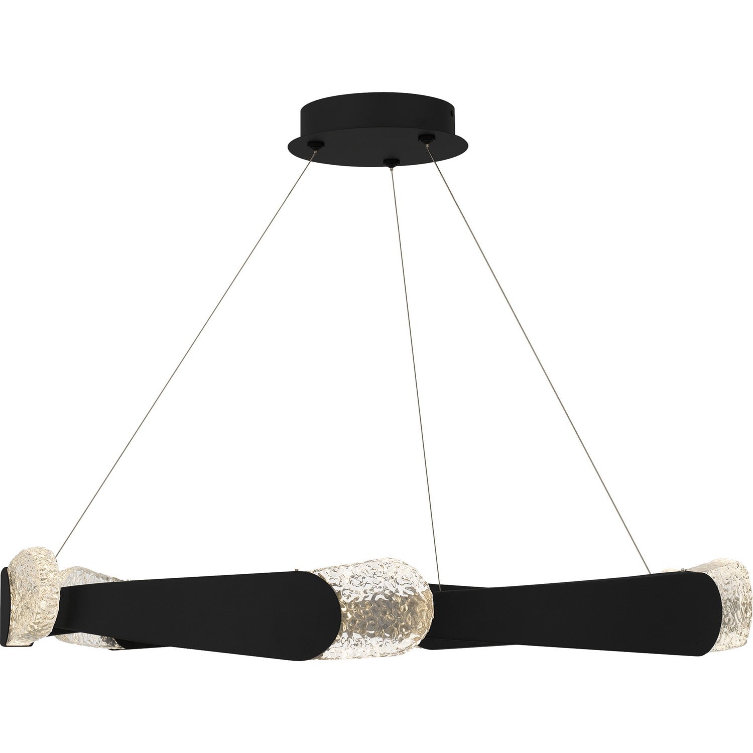 Quoizel - PCSAF2834MBK - LED Pendant - Saffron - Matte Black