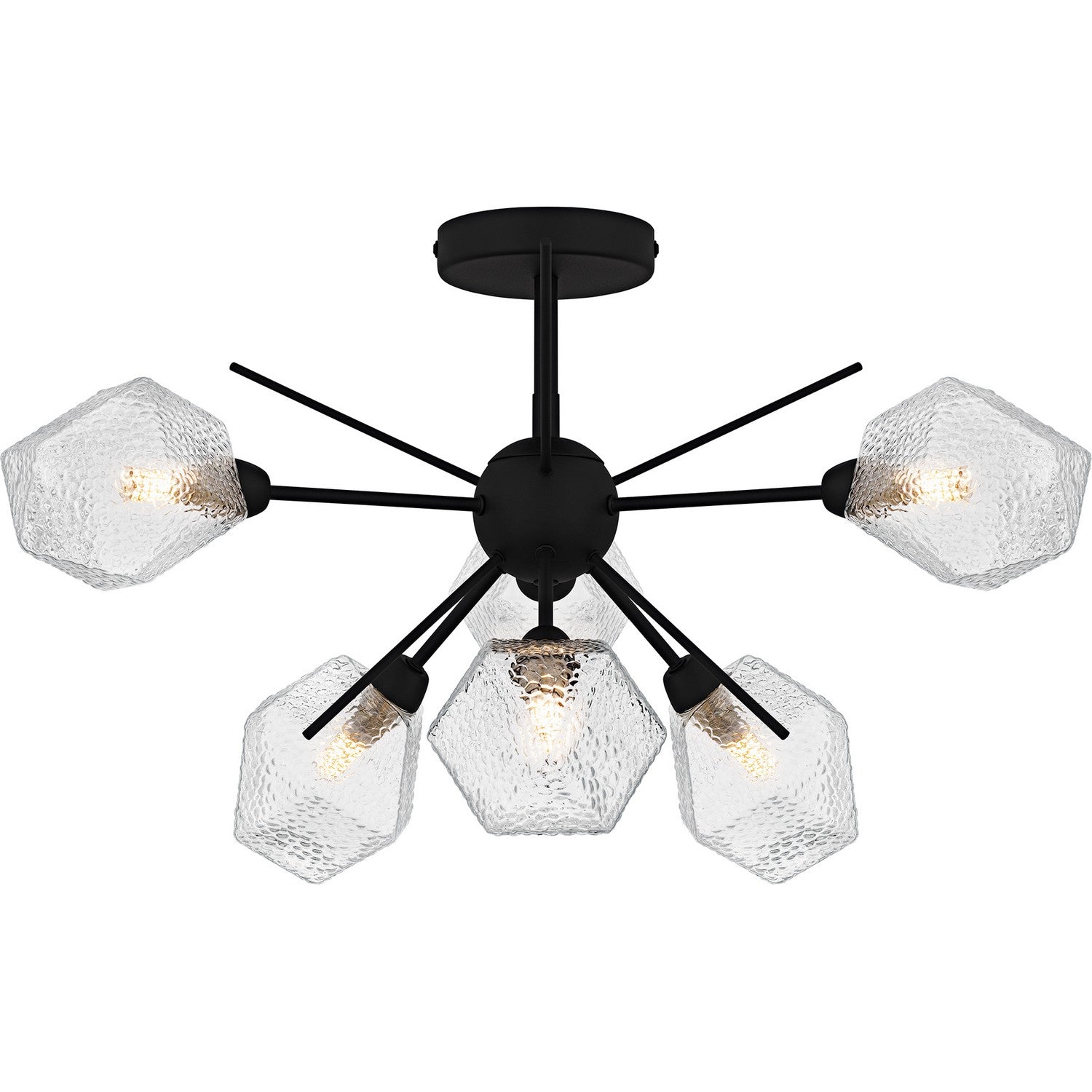 Quoizel - PCSVD1724EK - Six Light Semi-Flush Mount - Salvador - Earth Black