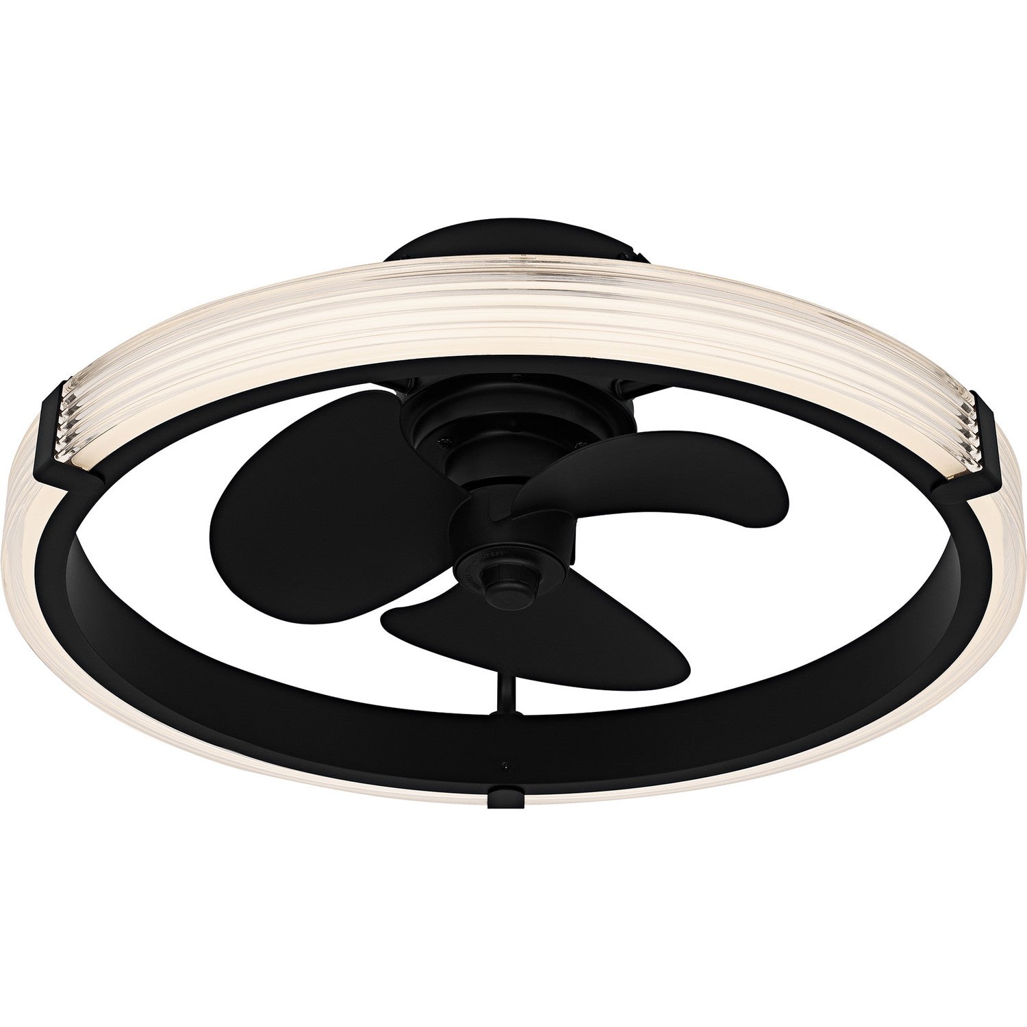 Quoizel - QFA6805MBK - LED Fan Light - Quoizel Semi-Flush Mount - Matte Black