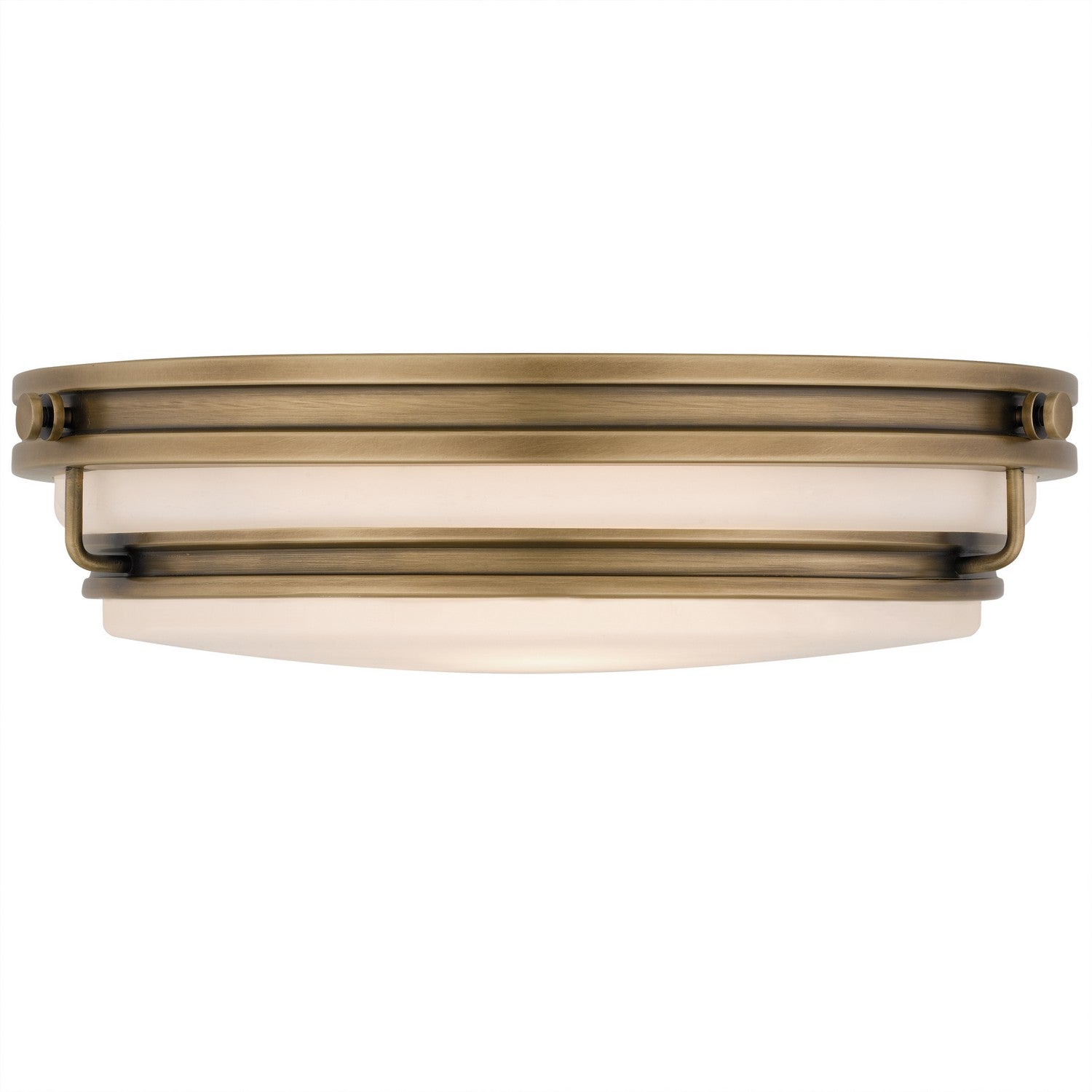 Quoizel - QFL6776WS - Three Light Flush Mount - Quoizel Flush Mount - Weathered Brass